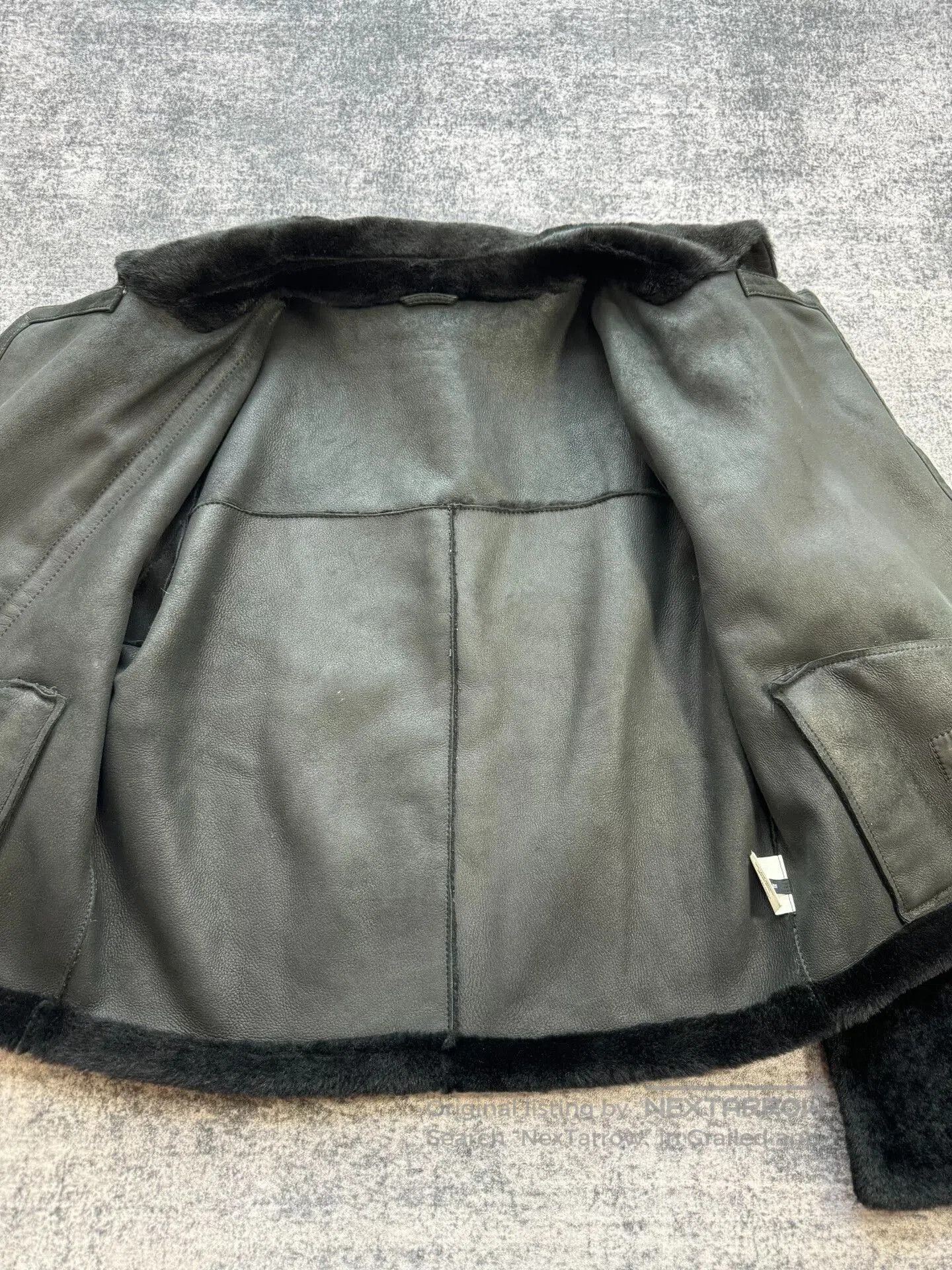 Cerruti 1881 cerruti shearling effect zip-up jacket. Size US XL / EU 56 / 4 - 7 Thumbnail