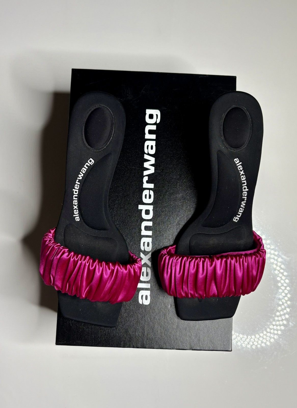Alexander Wang Alexander Wang Jessie Scrunchie slide satin Size US 6.5 / IT 36.5 - 1 Thumbnail