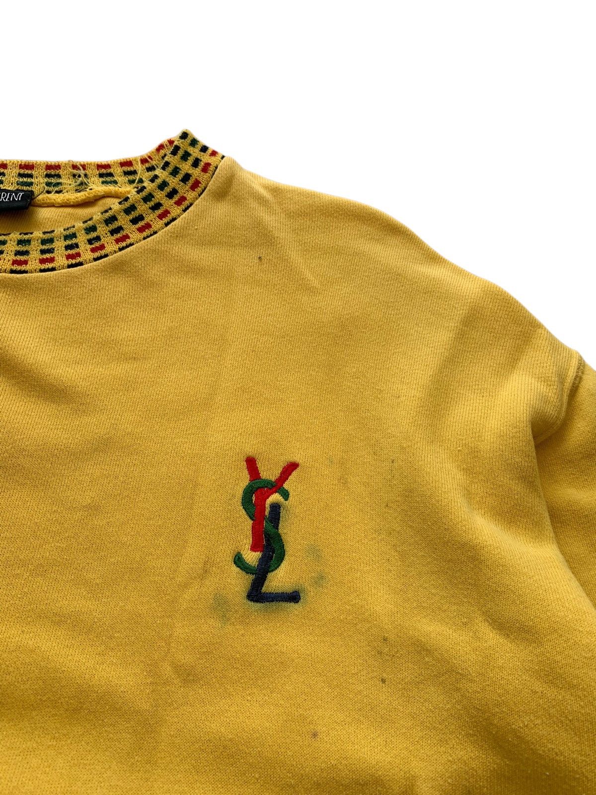 Yves Saint Laurent 🔥VTG YSL POUR HOMME CREWNECK SWEATSHIRT Size US M / EU 48-50 / 2 - 8 Thumbnail