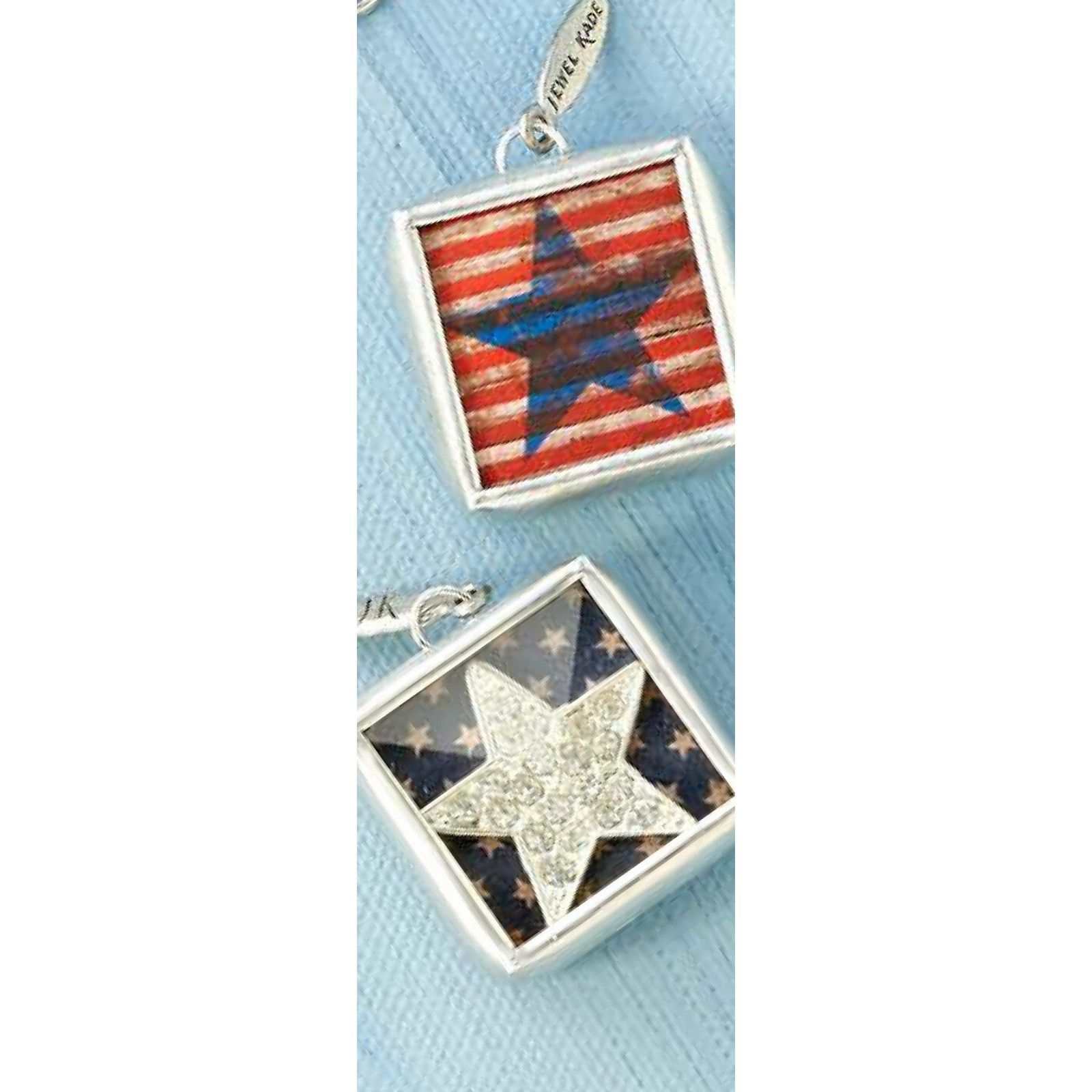 Other Jewel Kade Star Spangled Banner Pendant Charm with Link Chai Size ONE SIZE - 5 Thumbnail