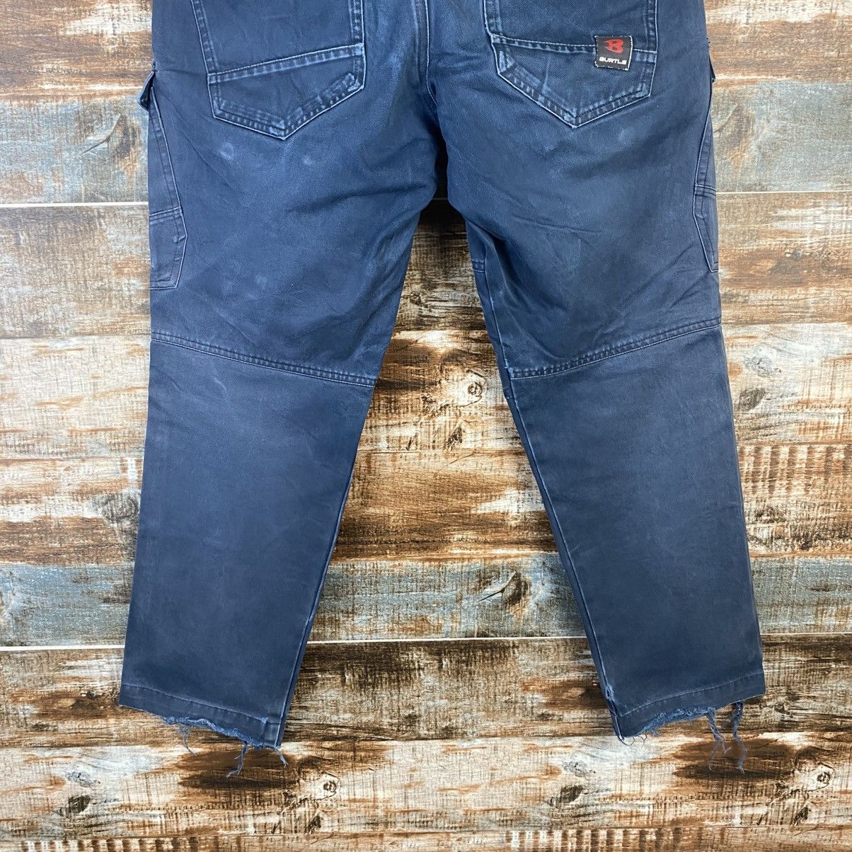 Japanese Brand DL Burtle Dark Blue Cargo Multipocket Pants #C944 Size US 27 - 17 Thumbnail