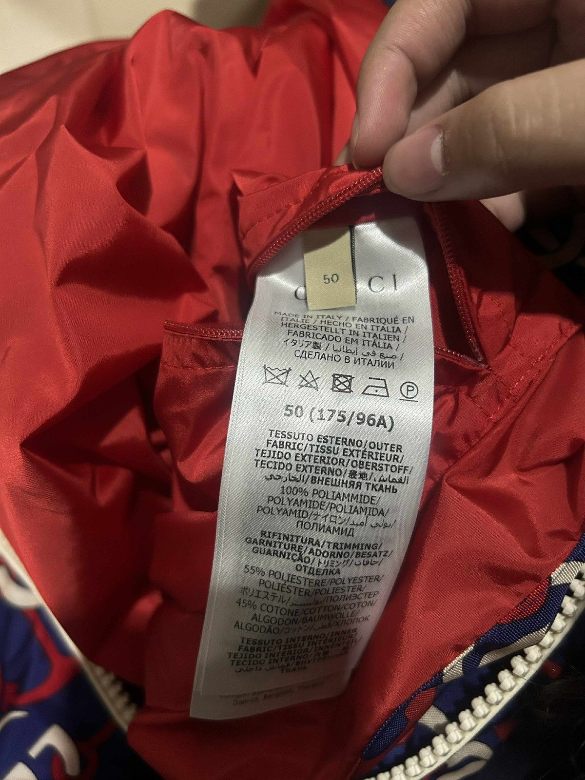 Gucci GUCCI DOUBLE ANCHOR JACKET (50) Size US L / EU 52-54 / 3 - 8 Thumbnail