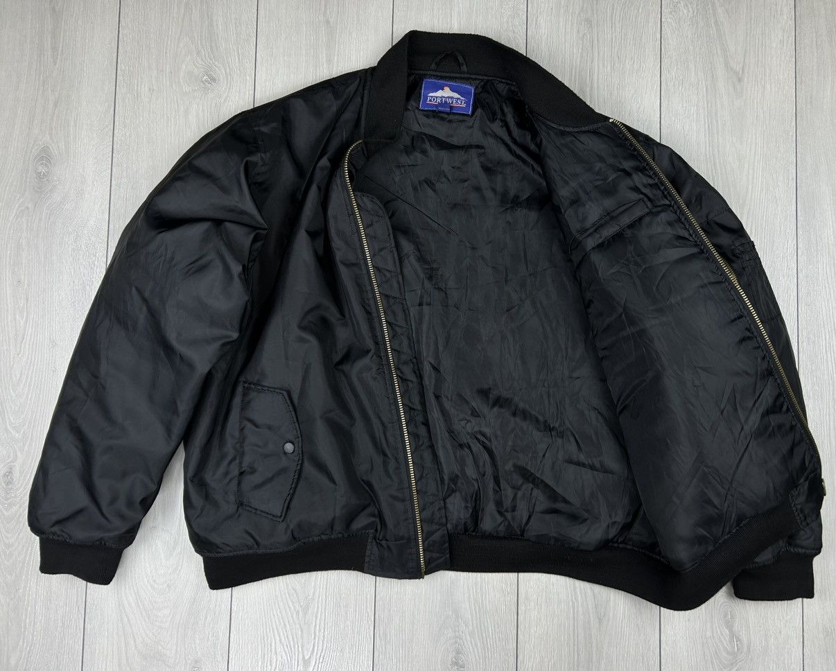 Japanese Brand × Vintage Security Aviation Flight Vintage Jacket MA-1 USA size XL Size US XL / EU 56 / 4 - 5 Thumbnail