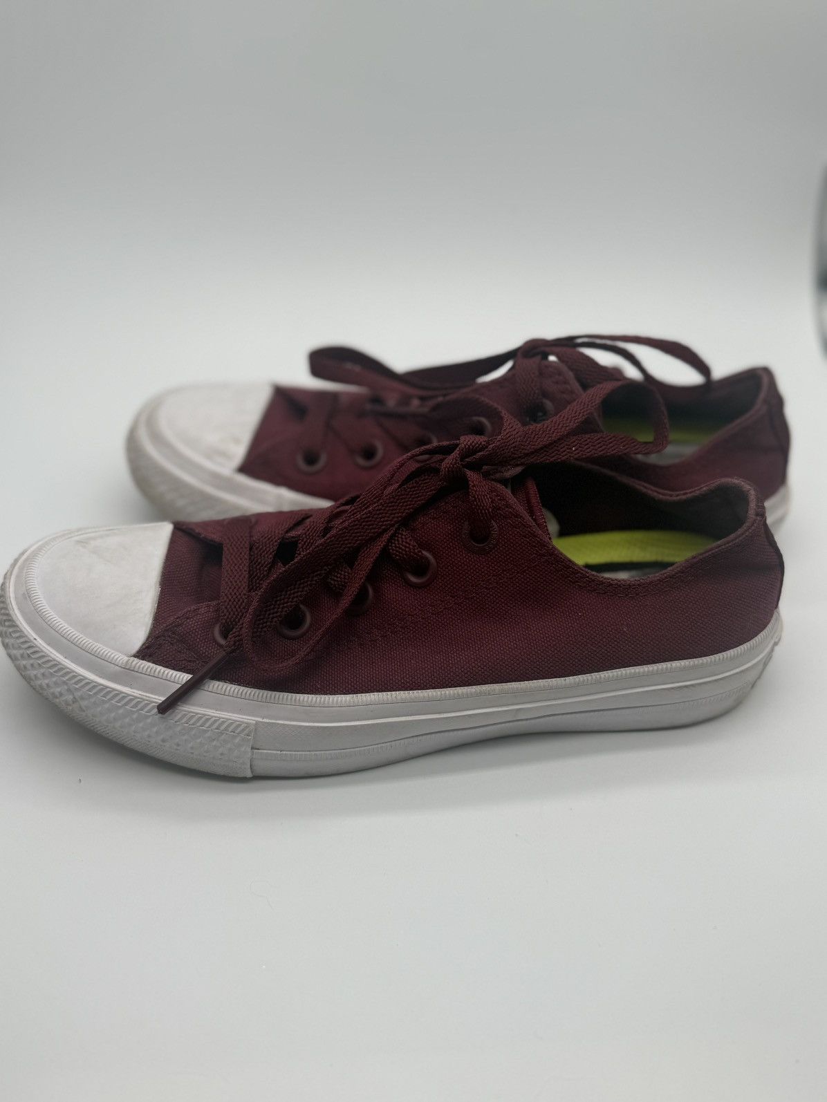 Converse Converse Lunarlon Maroon Chuck Taylor II All Star Low Sz 5.5 Size US 5.5 / IT 35.5 - 8 Thumbnail