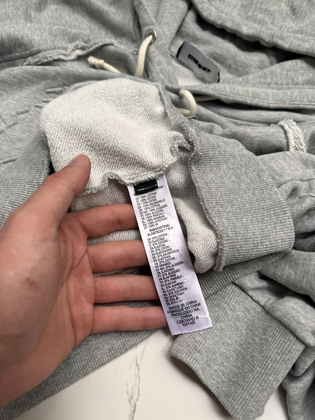 Diesel × Vintage DIESEL VINTAGE BIG LOGO STREETWEAR HOODIE Size US M / EU 48-50 / 2 - 6 Thumbnail