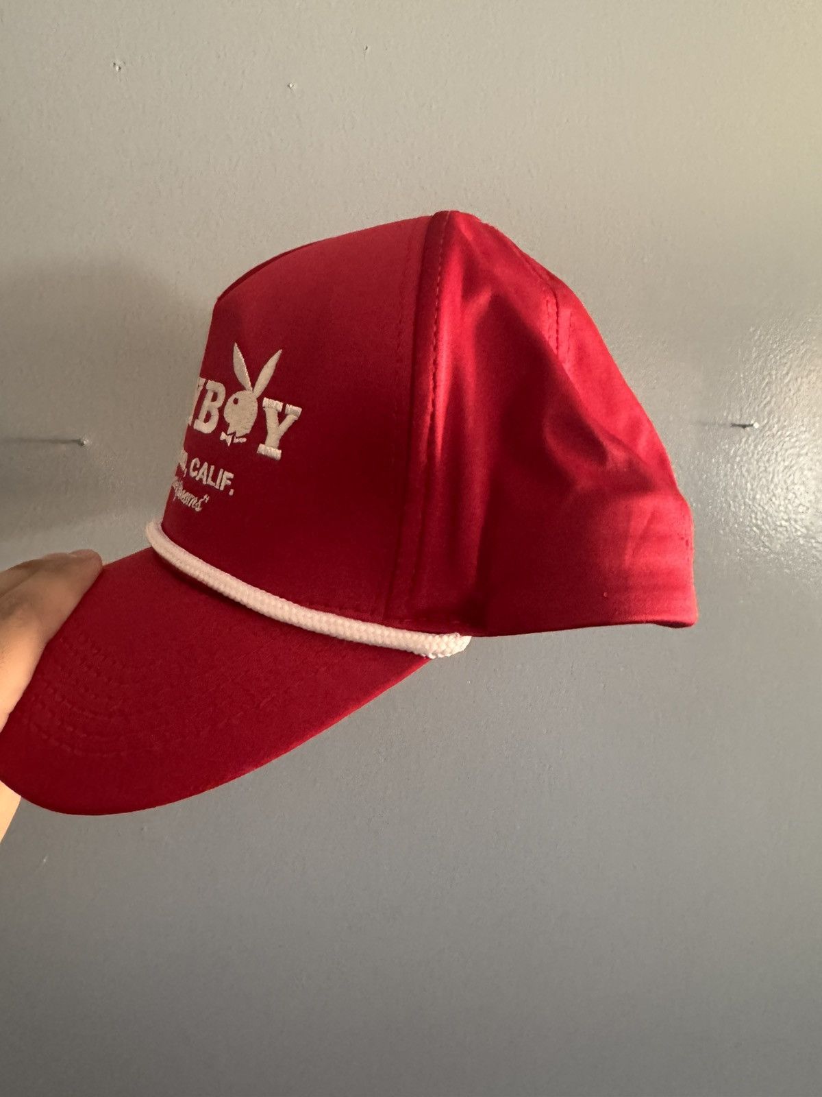 Playboy Playboy Mens Red Hat Size ONE SIZE - 2 Thumbnail