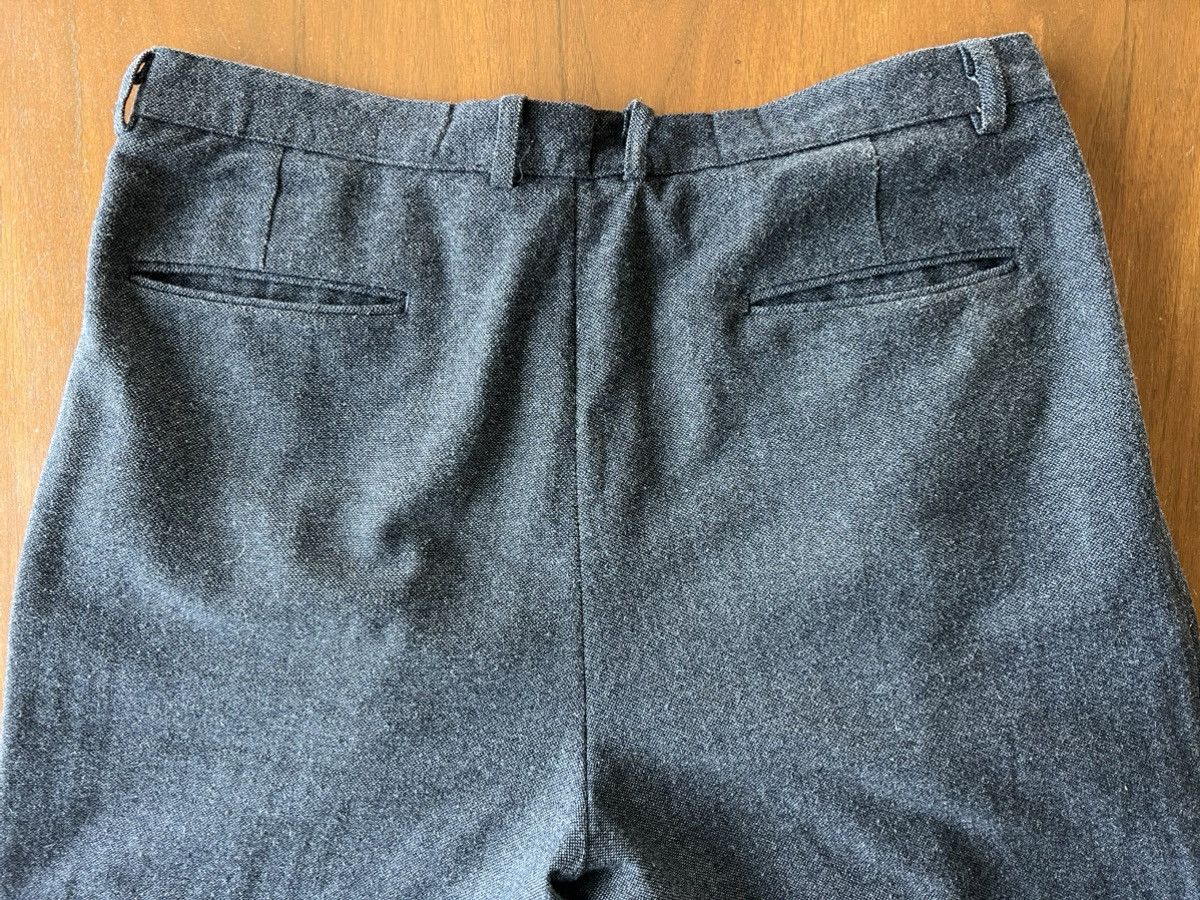 Olive Wide-Cut Twill Volk Trousers Gray Size US 36 / EU 52 - 3 Thumbnail