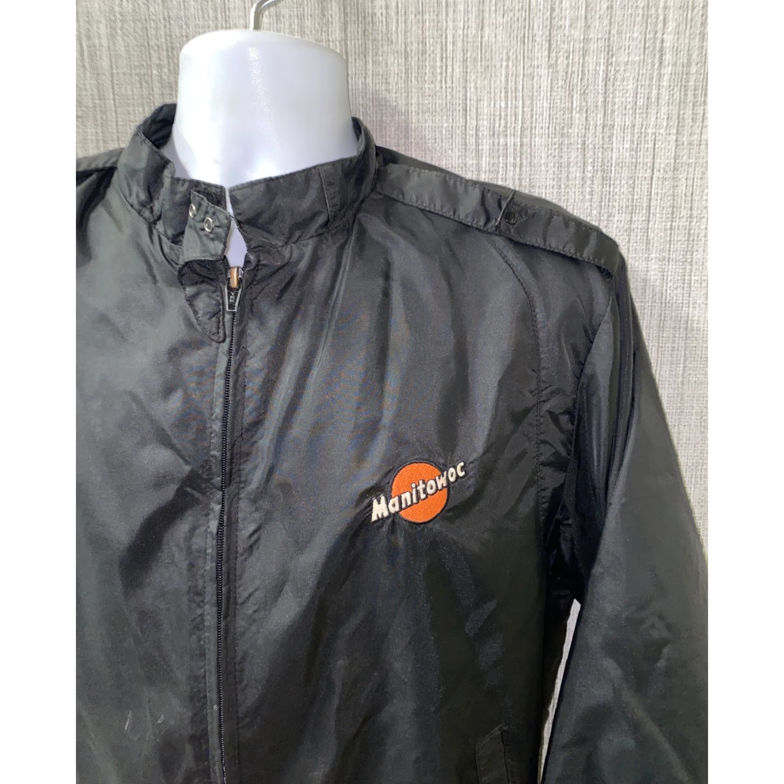 Vintage VINTAGE Swingster Mens Black USA Made Nylon Full Zip Jacket L | Full Zip, Jacket, Men, USA, Swingster Size US L / EU 52-54 / 3 - 2 Thumbnail