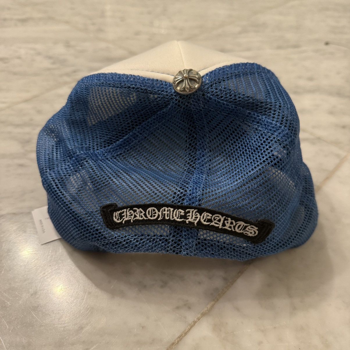 Chrome Hearts Chrome Hearts Triple Cross Patch Cemetary Hat Blue Size ONE SIZE - 4 Thumbnail