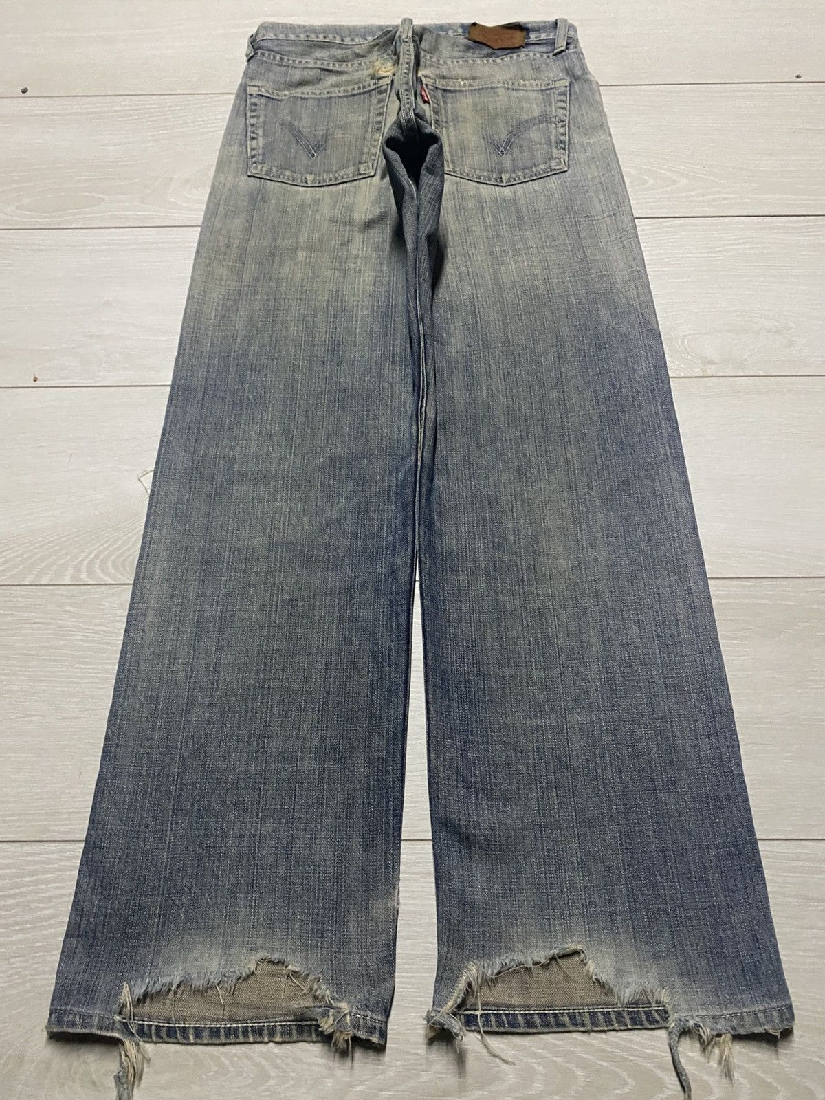 Levi's Vintage Levis 503 Top Button J41 Mud Wash Streetwear Jeans Size US 28 / EU 44 - 2 Thumbnail