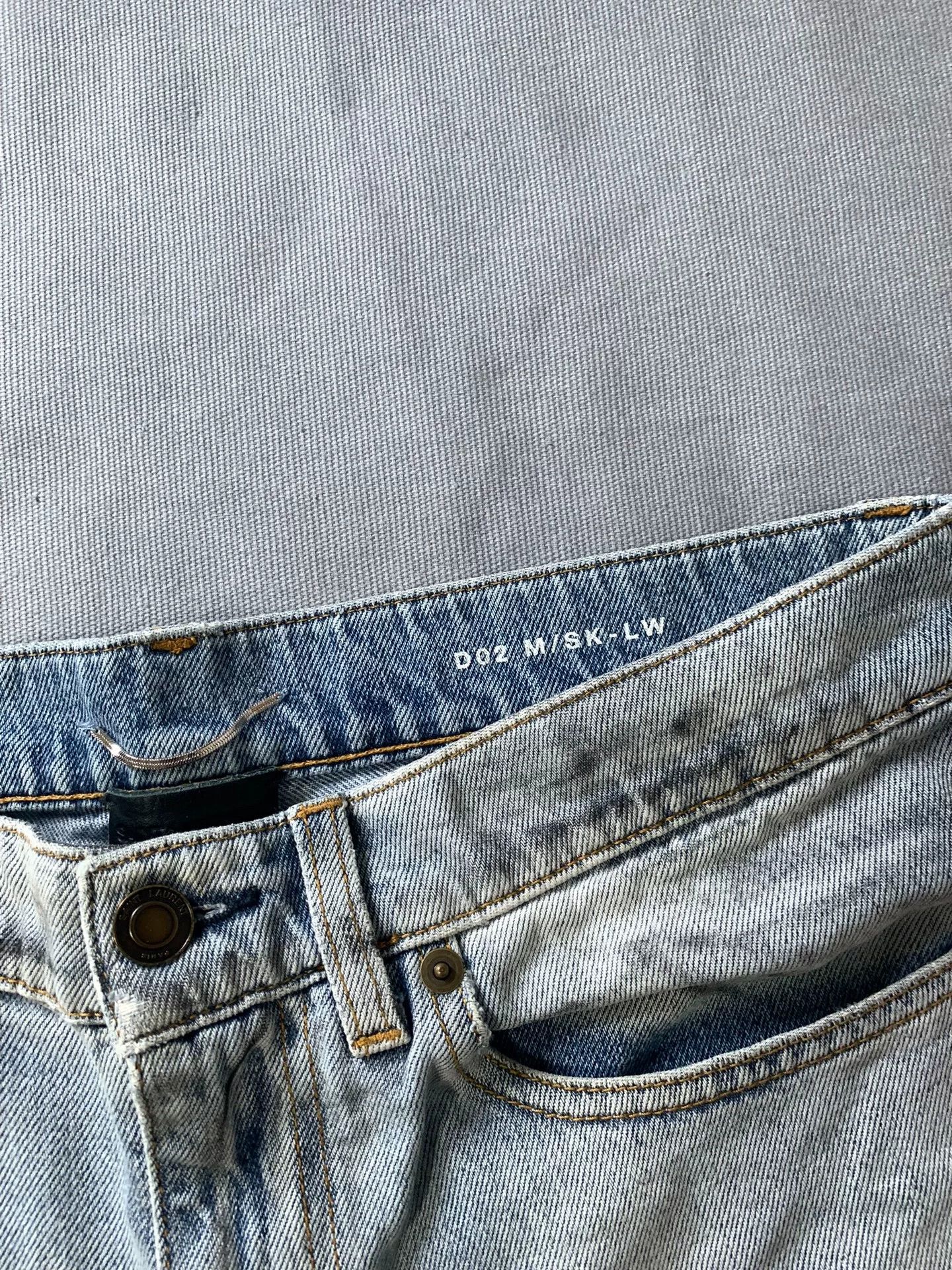 Saint Laurent Paris Saint Laurent SLP D02 Distressed Jeans Size US 30 / EU 46 - 1 Thumbnail