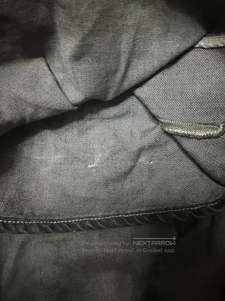 Rick Owens RICK OWENS Dark gray/wash gray Banana zipper denim pants Size US 31 - 6 Thumbnail