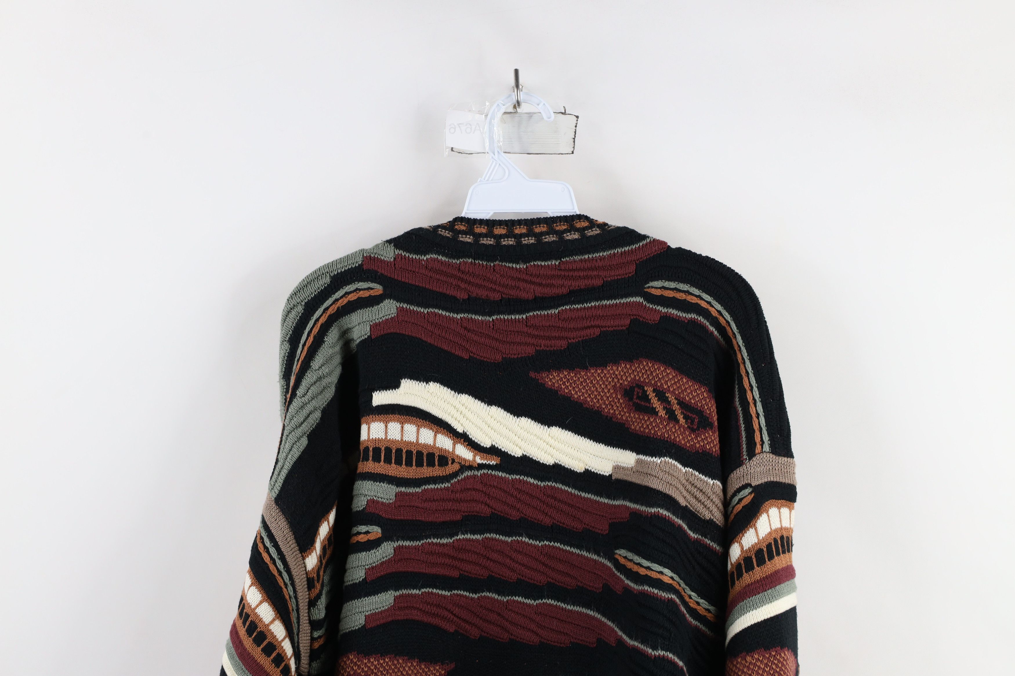 Vintage Vintage 90s Coogi Style Ed Bassmaster Knit Sweater USA Size US XL / EU 56 / 4 - 11 Thumbnail