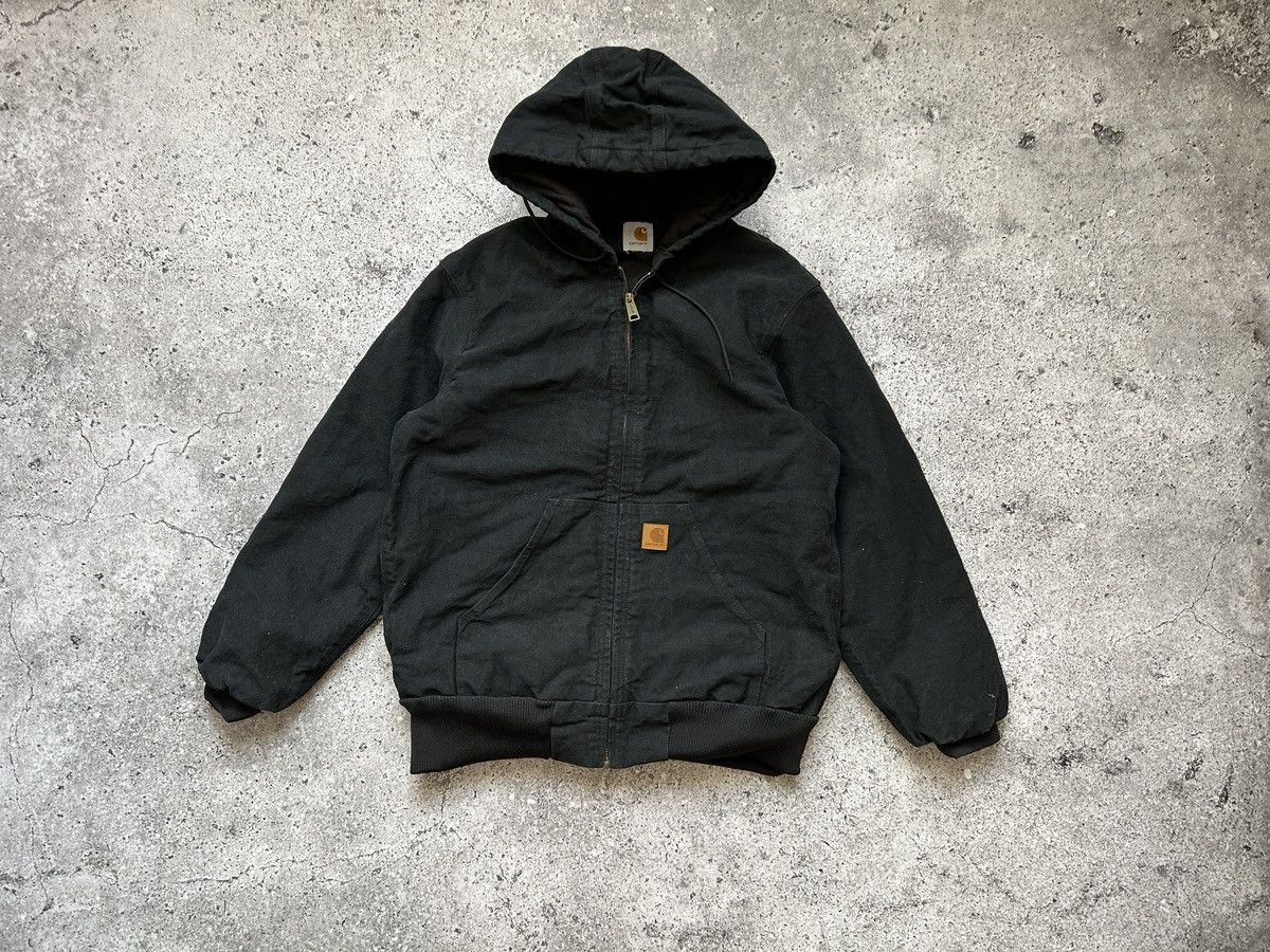 Carhartt Carhartt Black Active Jacket Bomber Jacket Size US XL / EU 56 / 4 - 3 Thumbnail
