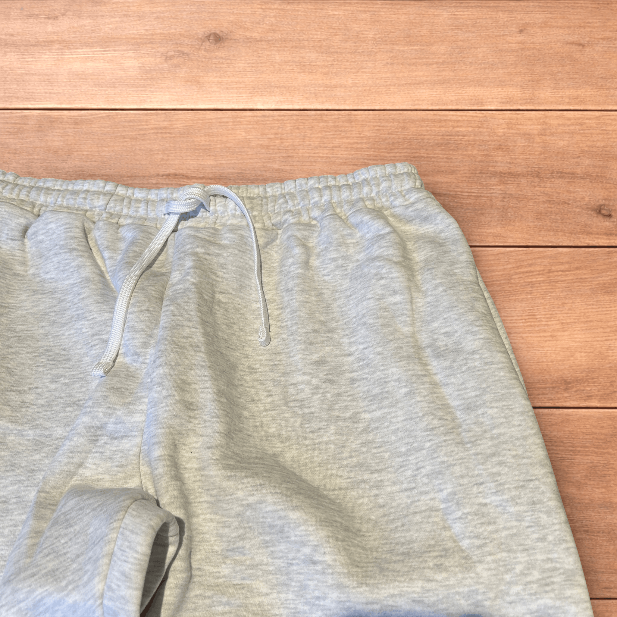 Japanese Brand Baggy wide leg Korean joggers in marl grey. Size US 36 / EU 52 - 3 Thumbnail