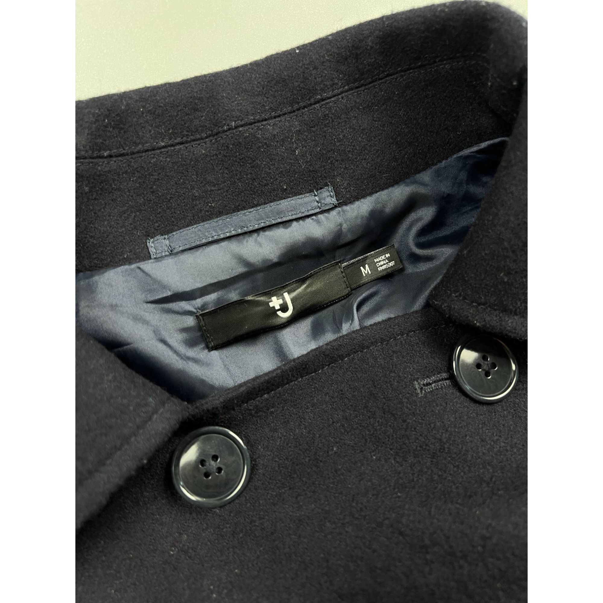 Jil Sander × Uniqlo +J Jil Sander For Uniqlo Double Breasted Wool Coat (Y0803) Size M / US 6-8 / IT 42-44 - 7 Thumbnail