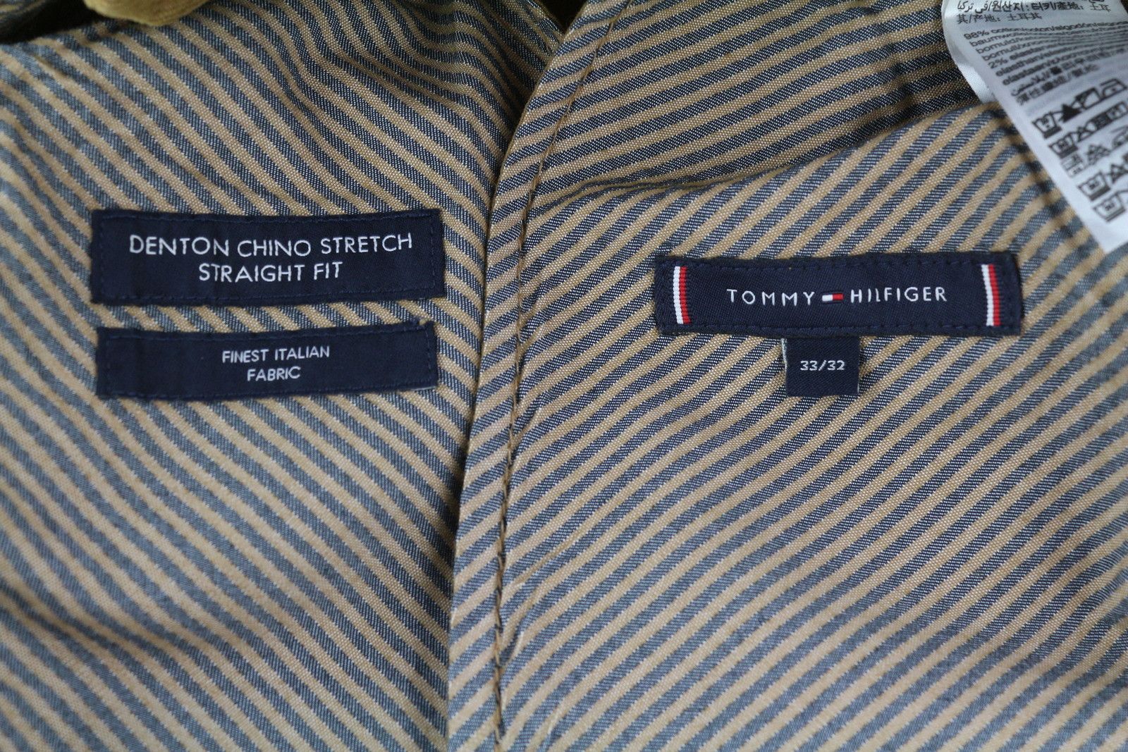 Tommy Hilfiger DENTON CHINO CORDUROY W33/L32 Straight Fit Leg Pants 85361 Size US 33 - 8 Thumbnail