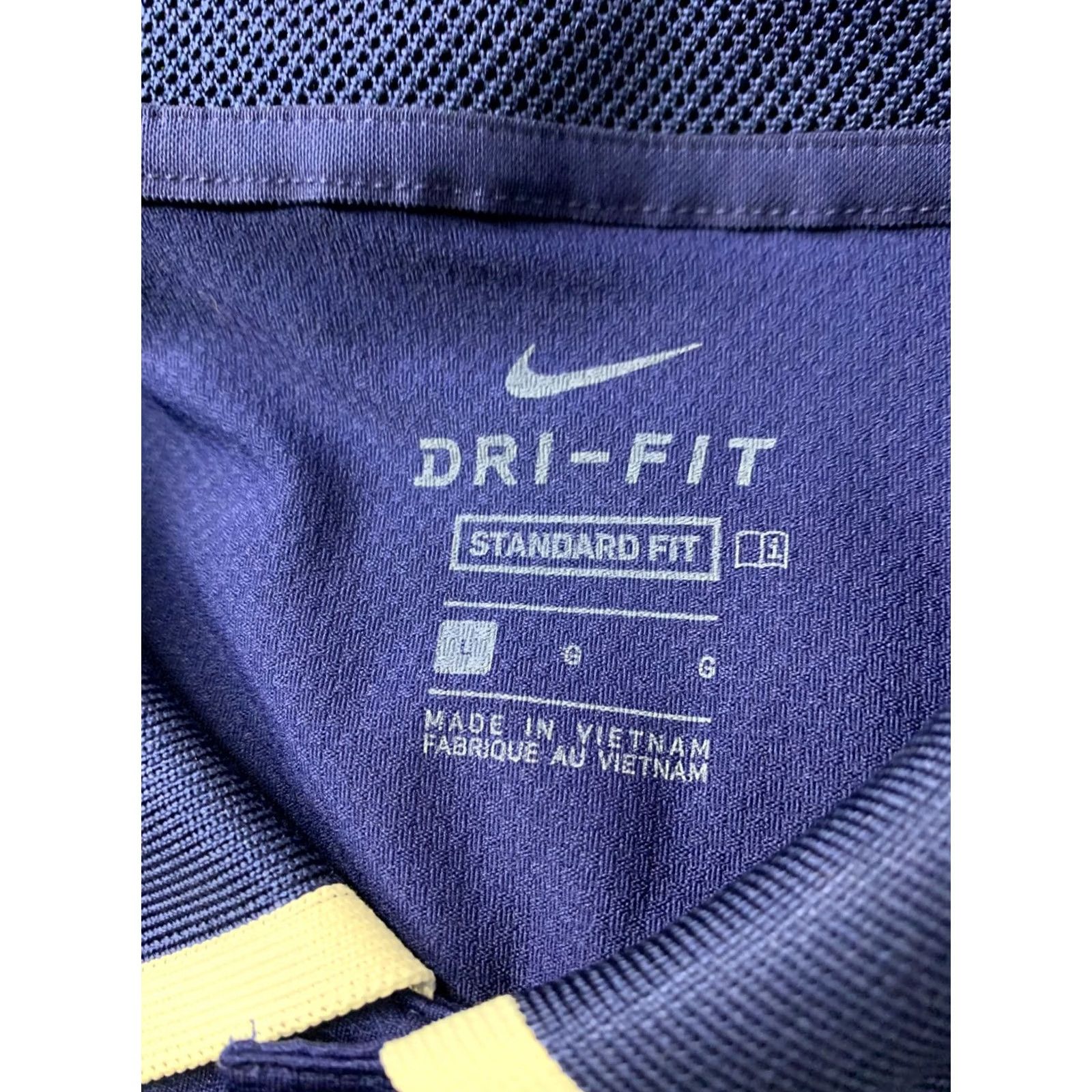 Nike NIKE GOLF DRI-FIT 2020 MEN TRAINING POLO SHIRT JERSEY ORIGINAL SIZE L Blue and White Polo Mens 2020 Nike Golf Shirt Size US L / EU 52-54 / 3 - 5 Thumbnail