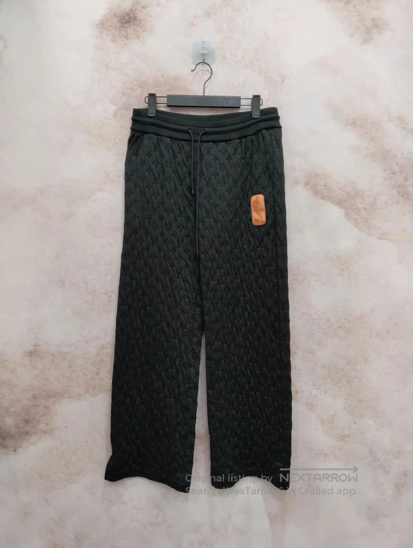 Louis Vuitton Black Quilted Pattern Casual Pants Size 32. Size US 32 / EU 48 - 1 Thumbnail