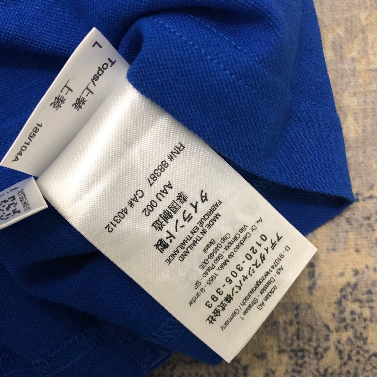 Adidas × Yohji Yamamoto T531 YOHJI YAMAMOTO X ADIDAS POLO SHIRTS Size US L / EU 52-54 / 3 - 8 Thumbnail