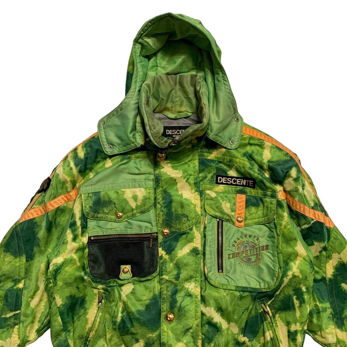 Descente Descente Green Camo Ski Jacket Size US L / EU 52-54 / 3 - 4 Thumbnail
