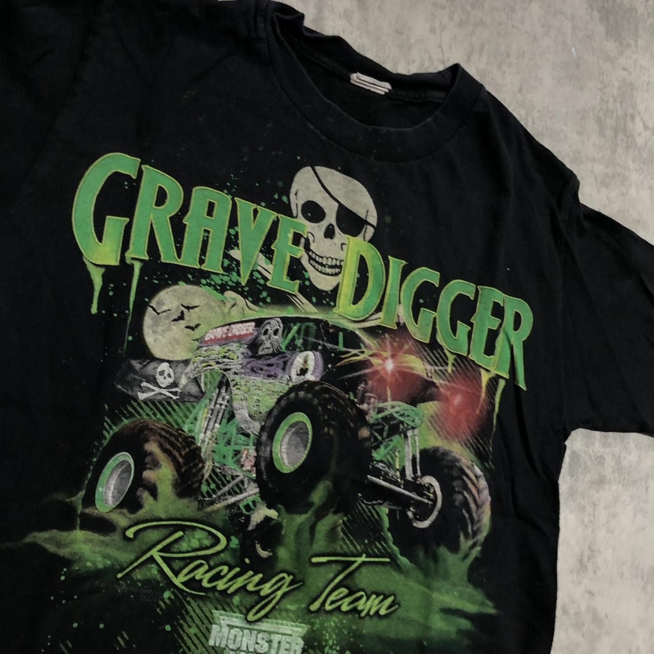 Other Grave Digger Monster Jam black & green shirt #MonsterJam Size US S / EU 44-46 / 1 - 2 Thumbnail