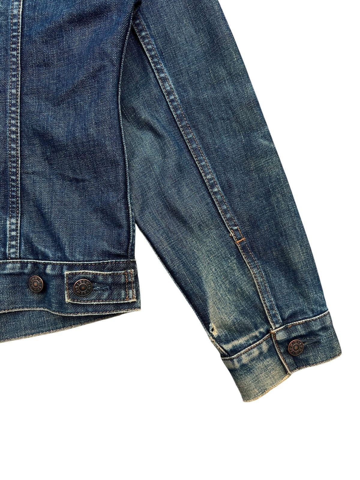 Edwin Vintage Edwin Japan Mudwash Distressed Denim Jacket Size US M / EU 48-50 / 2 - 8 Thumbnail