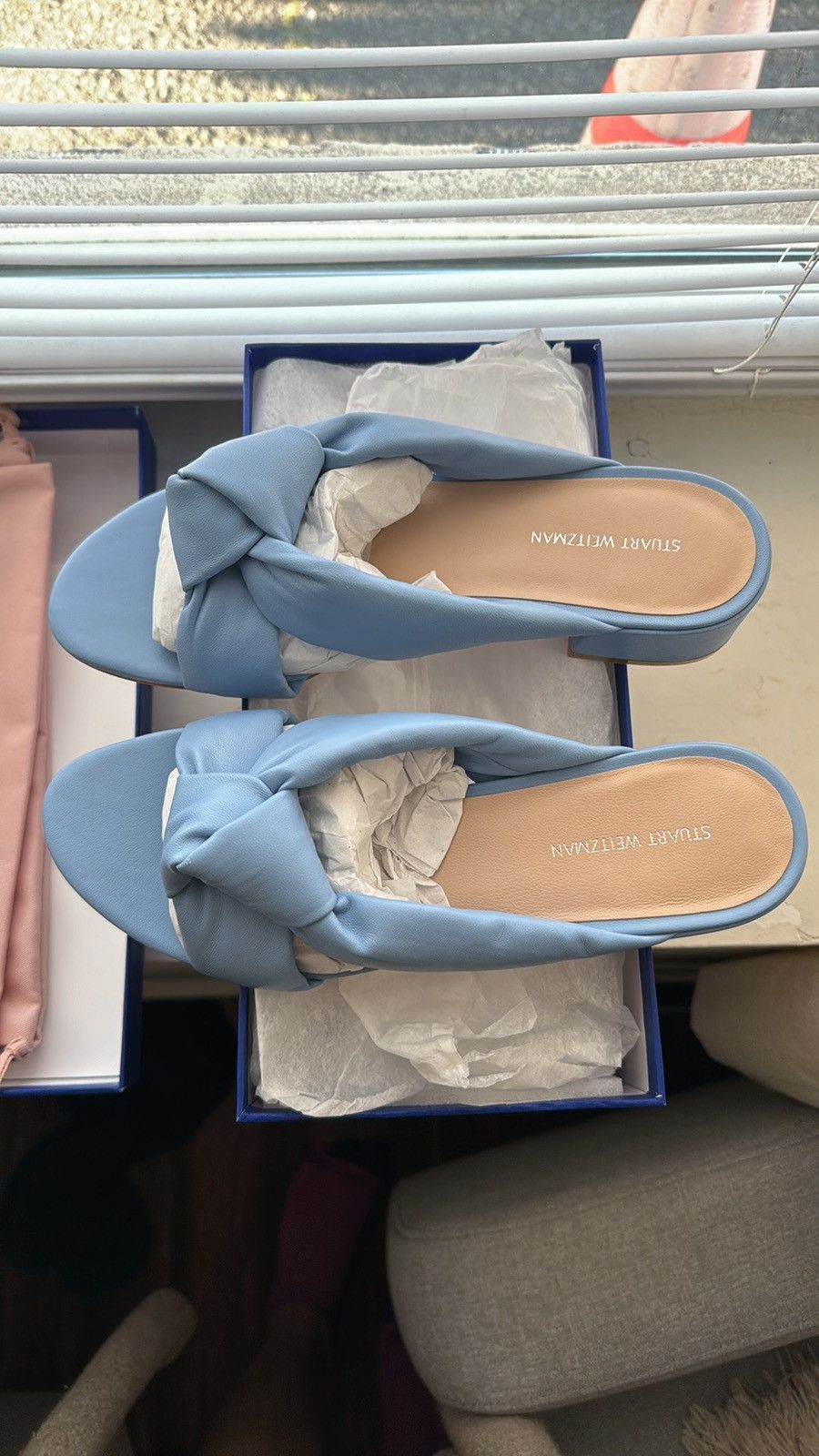 Stuart Weitzman Stuart Weitzman Vacay Block Slide Size US 8 / IT 38 - 2 Thumbnail