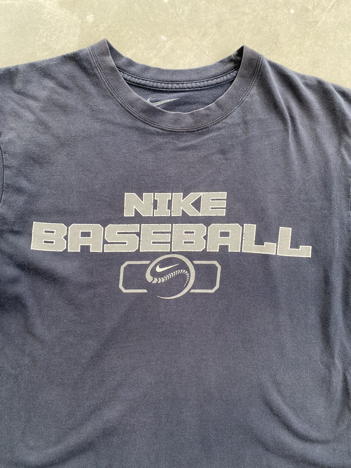 Nike × Vintage VITAGE NIKE BASEBALL SUNFADED TEE Size US M / EU 48-50 / 2 - 2 Thumbnail
