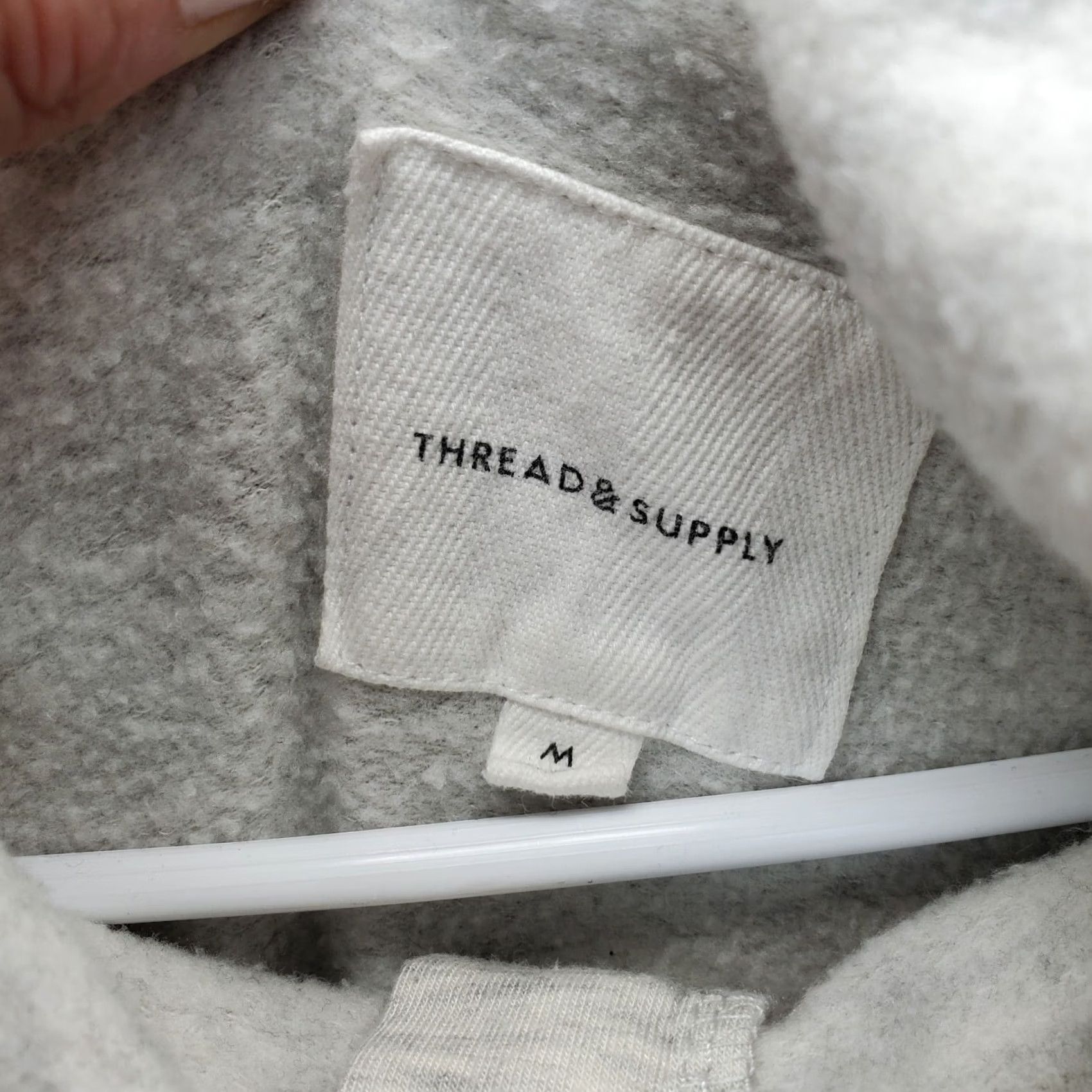 Vintage Thread & Supply Hoodie Mens M Gray Acrylic Stretch Long Sleeve Pullover Size US M / EU 48-50 / 2 - 5 Thumbnail