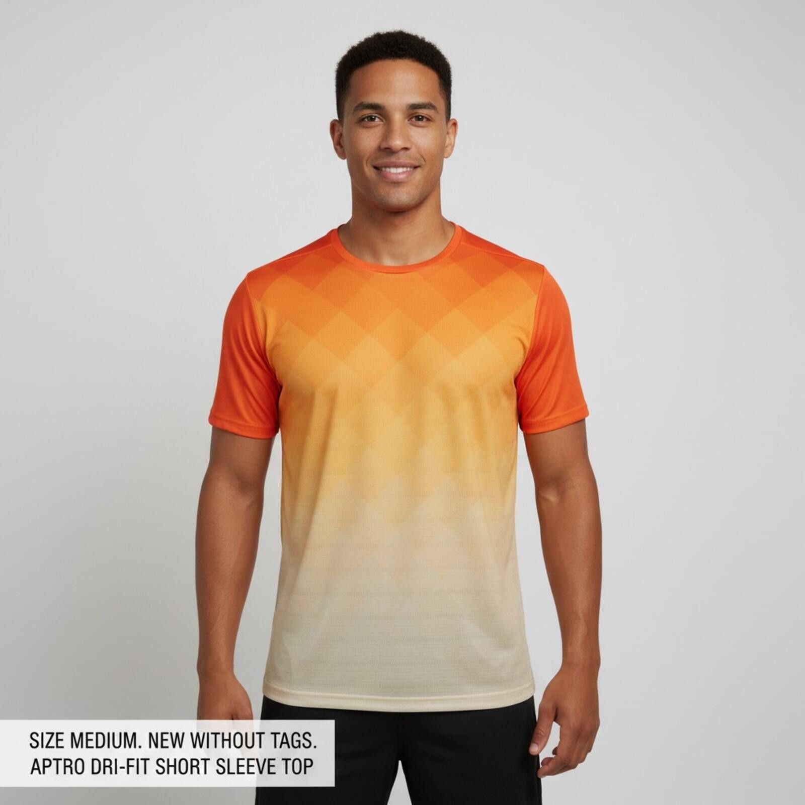 Other APTRO Dri-FIT Short Sleeve Top - Medium - Gradient Orange to Size US M / EU 48-50 / 2 - 2 Thumbnail