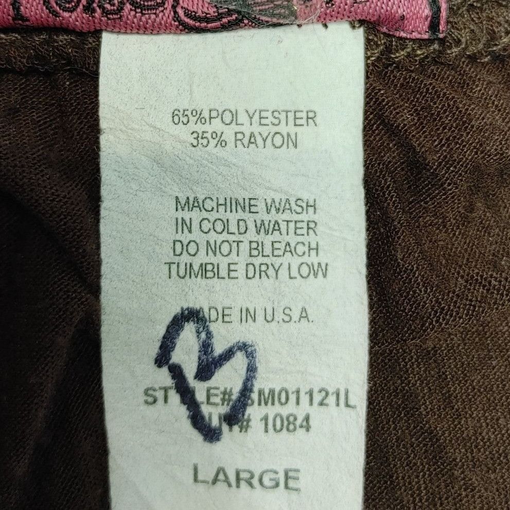 Other Love Me | Kiss Me Women's Brown Stretch Waist Long Skirt LG Size 38" / US 16 / IT 52 - 3 Thumbnail