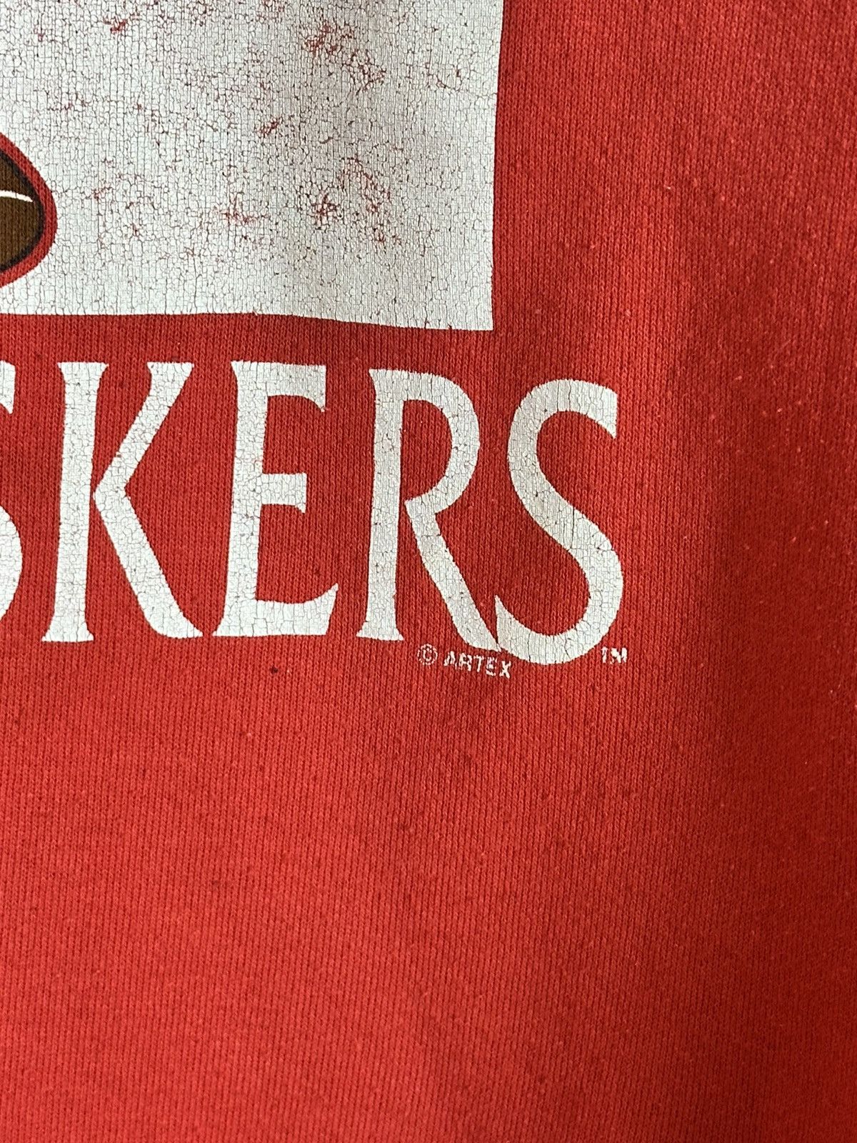 NCAA 🔥 Nebraska Cornhuskers NFL NCAA Vintage Sweatshirt Football Size US XL / EU 56 / 4 - 3 Thumbnail