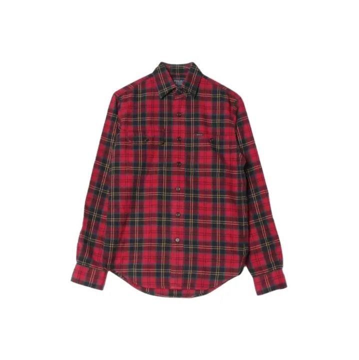 Polo Ralph Lauren Polo Ralph Lauren Men's Red Plaid Long-Sleeve Shirt Size US M / EU 48-50 / 2 - 1 Thumbnail