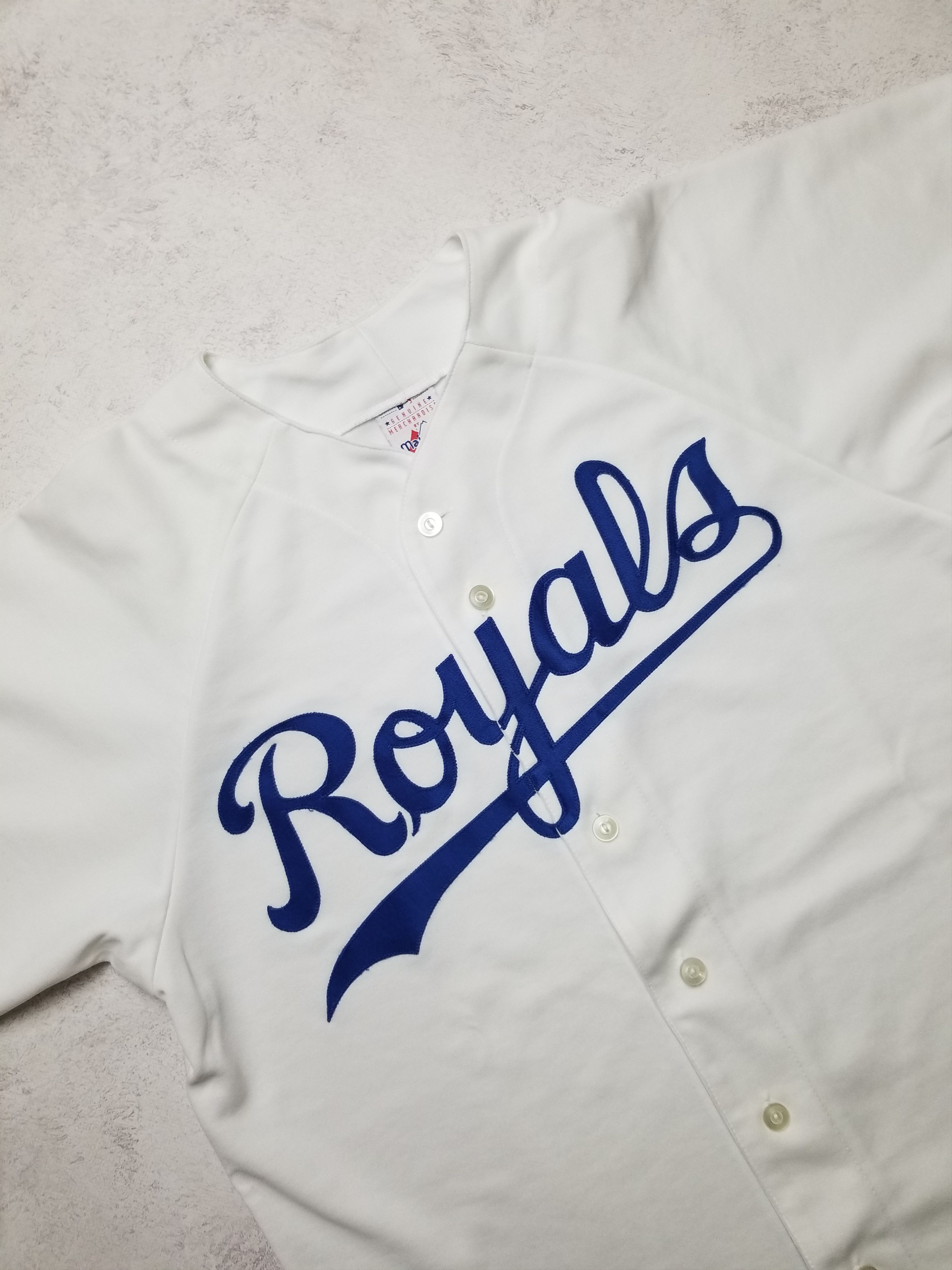 Majestic Kansas City Royals Majestic Official White MLB Blank Jersey Size US M / EU 48-50 / 2 - 5 Thumbnail