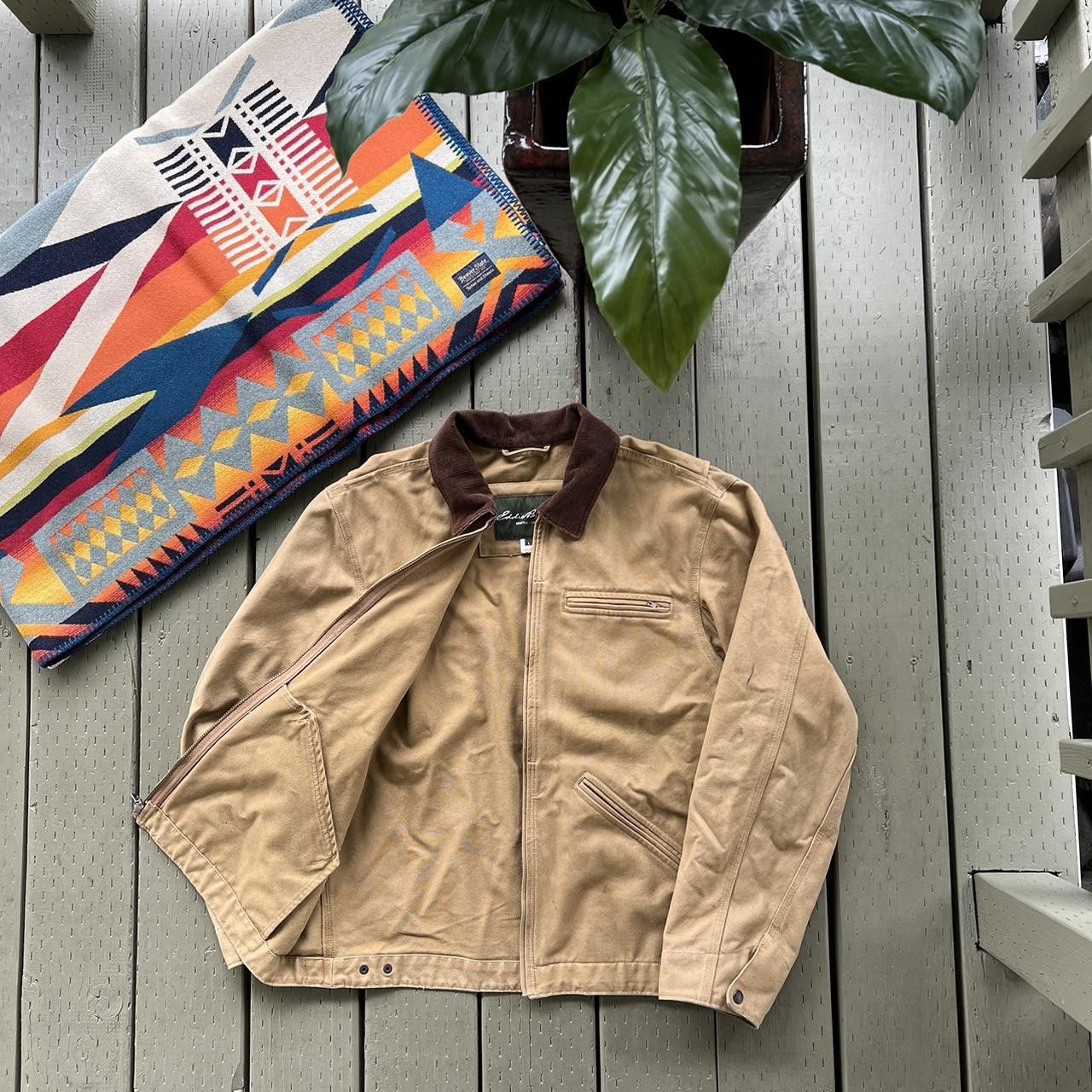 Eddie Bauer × Vintage Carhartt Detroit Style Eddie Bauer Boxy Canvas Work Jacket Size US L / EU 52-54 / 3 - 6 Thumbnail