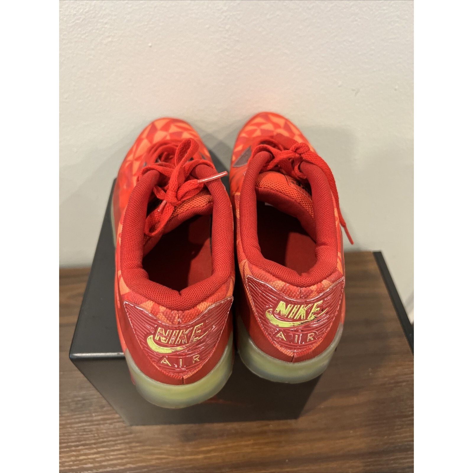 Nike Size 10,5 - Nike Air Max 90 Ice Gym Red Size US 10.5 / EU 43-44 - 9 Thumbnail