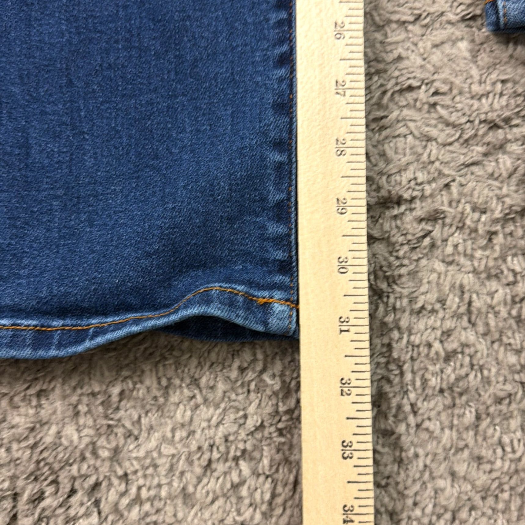 Vintage Judy Blue Jeans Womens 5 Straight Leg High Rise Denim Stretch 24x31 Blue Jeans | 24x31 | Regular Rise | Stretch | Dark Wash | Size 5 Size 27" / US 4 / IT 40 - 6 Thumbnail
