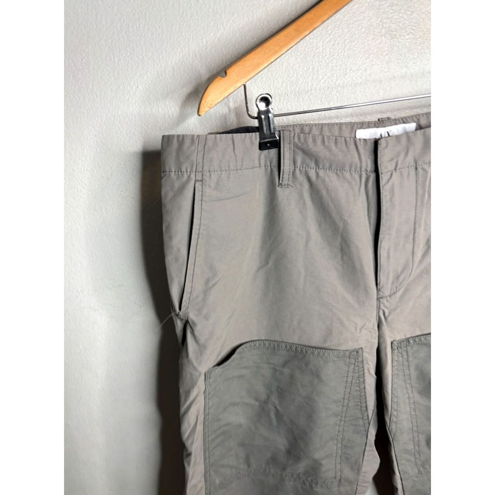 Armani Exchange VINTAGE Armani Exchange Pants Size 34 Gray Track Pants Activewear Drawstring Men Y2K Size US 34 / EU 50 - 2 Thumbnail