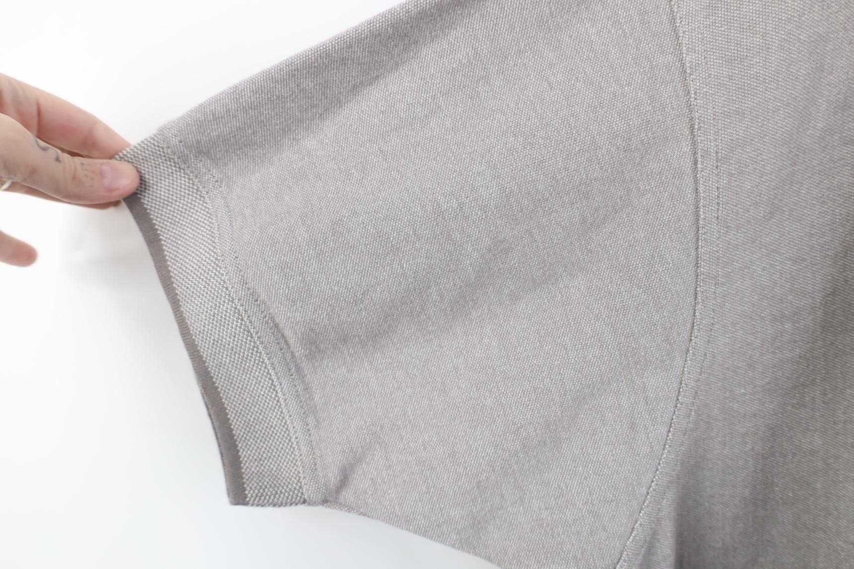 Vintage Vintage 90s Streetwear Heavyweight Knit Golf Polo Shirt Gray Size US XL / EU 56 / 4 - 6 Thumbnail