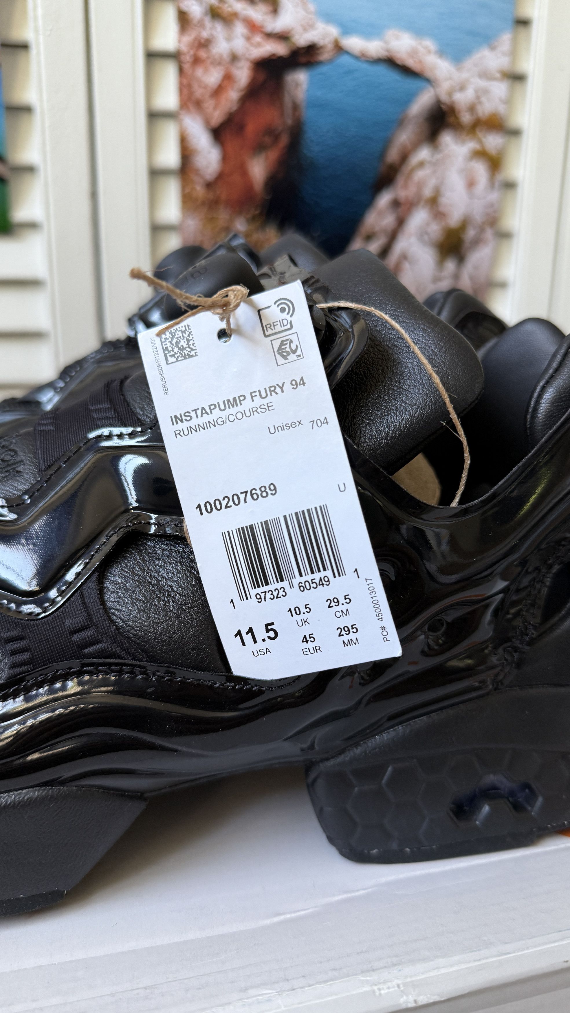 Reebok Needles Instapump Fury Size US 11.5 / EU 44-45 - 6 Thumbnail