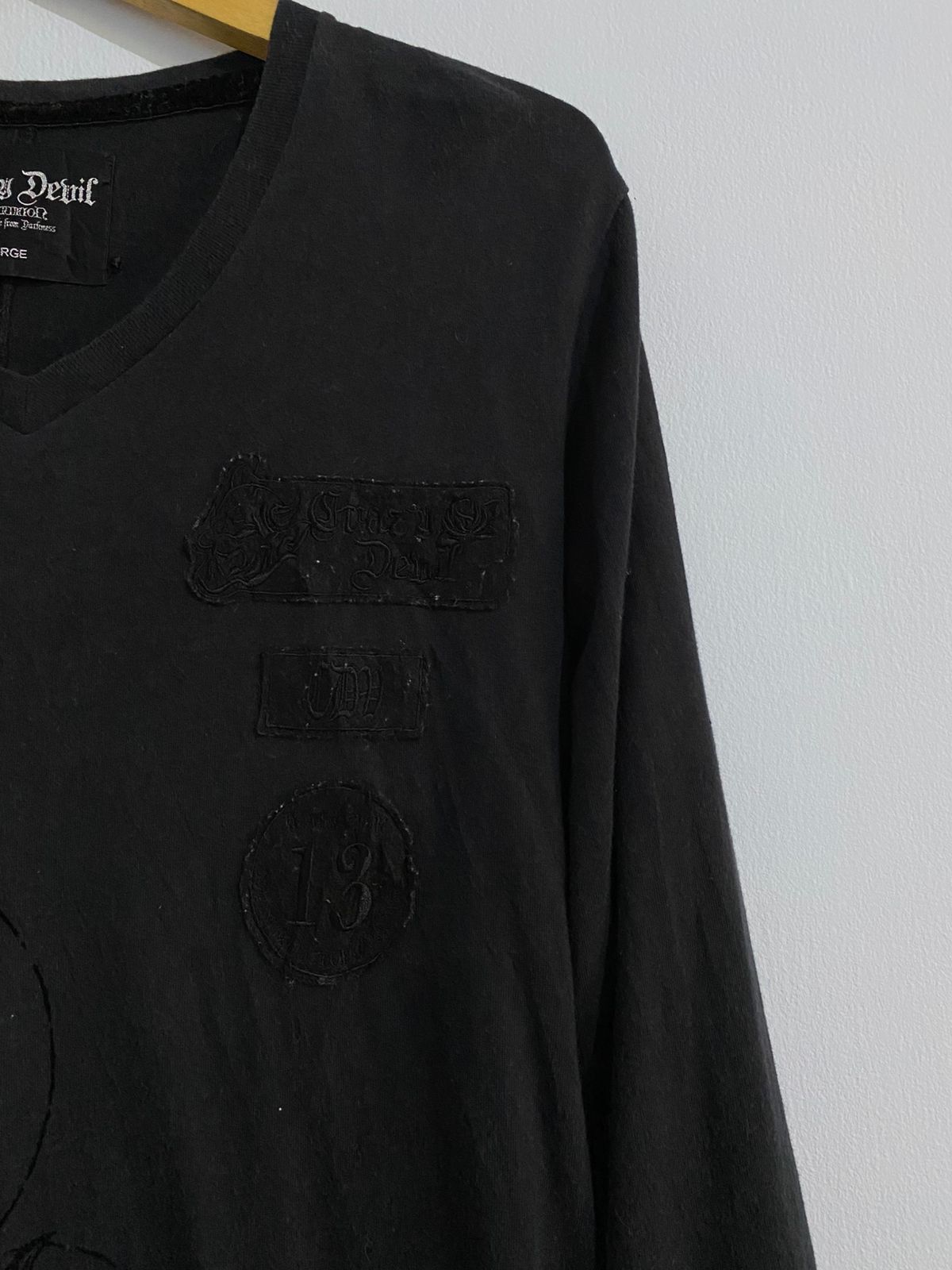 Japanese Brand Japanese Crazy Devil Long Sleeve Ifsixwasnine lgb Style Size US L / EU 52-54 / 3 - 3 Thumbnail