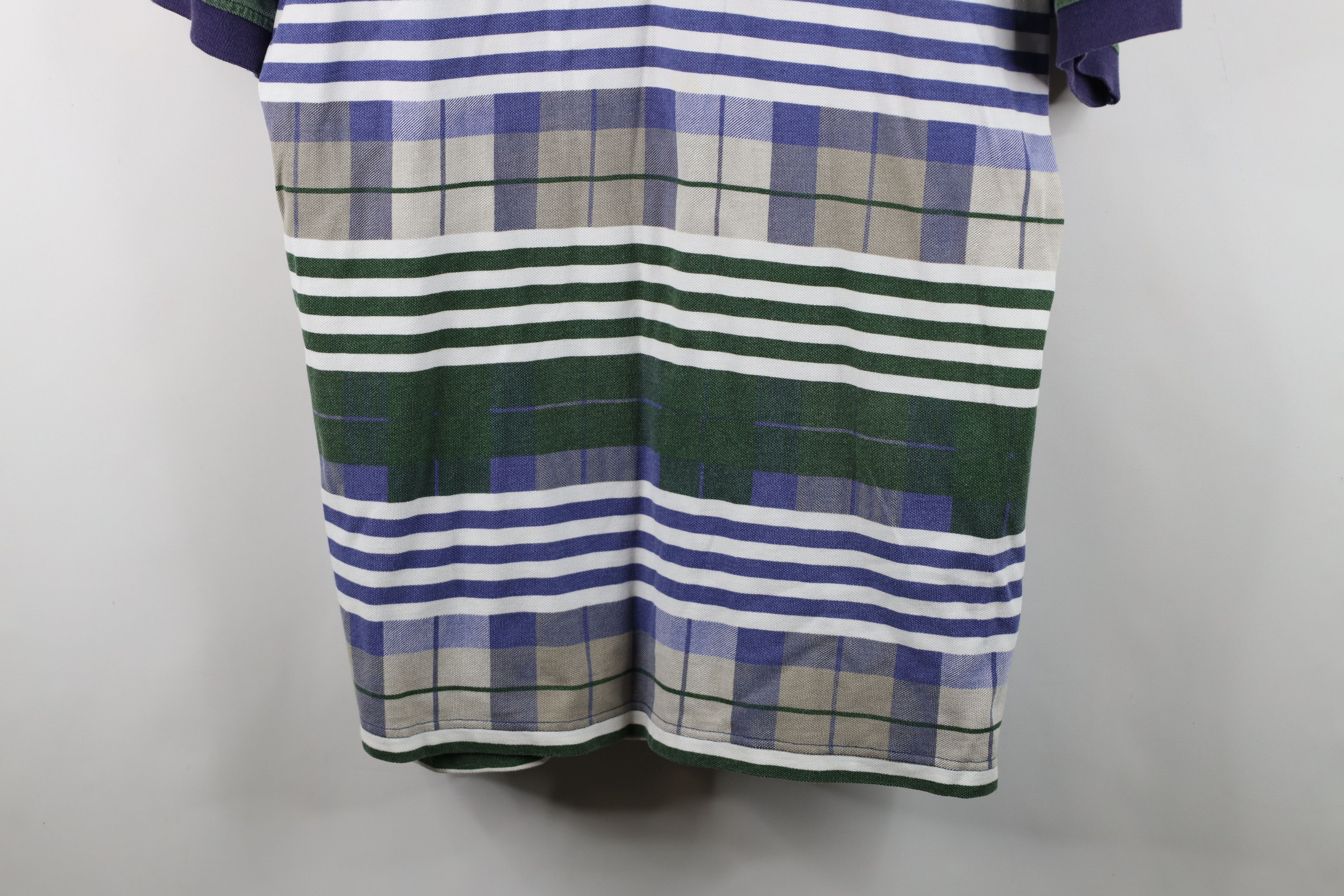 Vintage Vintage 90s Streetwear Striped Collared Golf Polo Shirt Size US XL / EU 56 / 4 - 3 Thumbnail