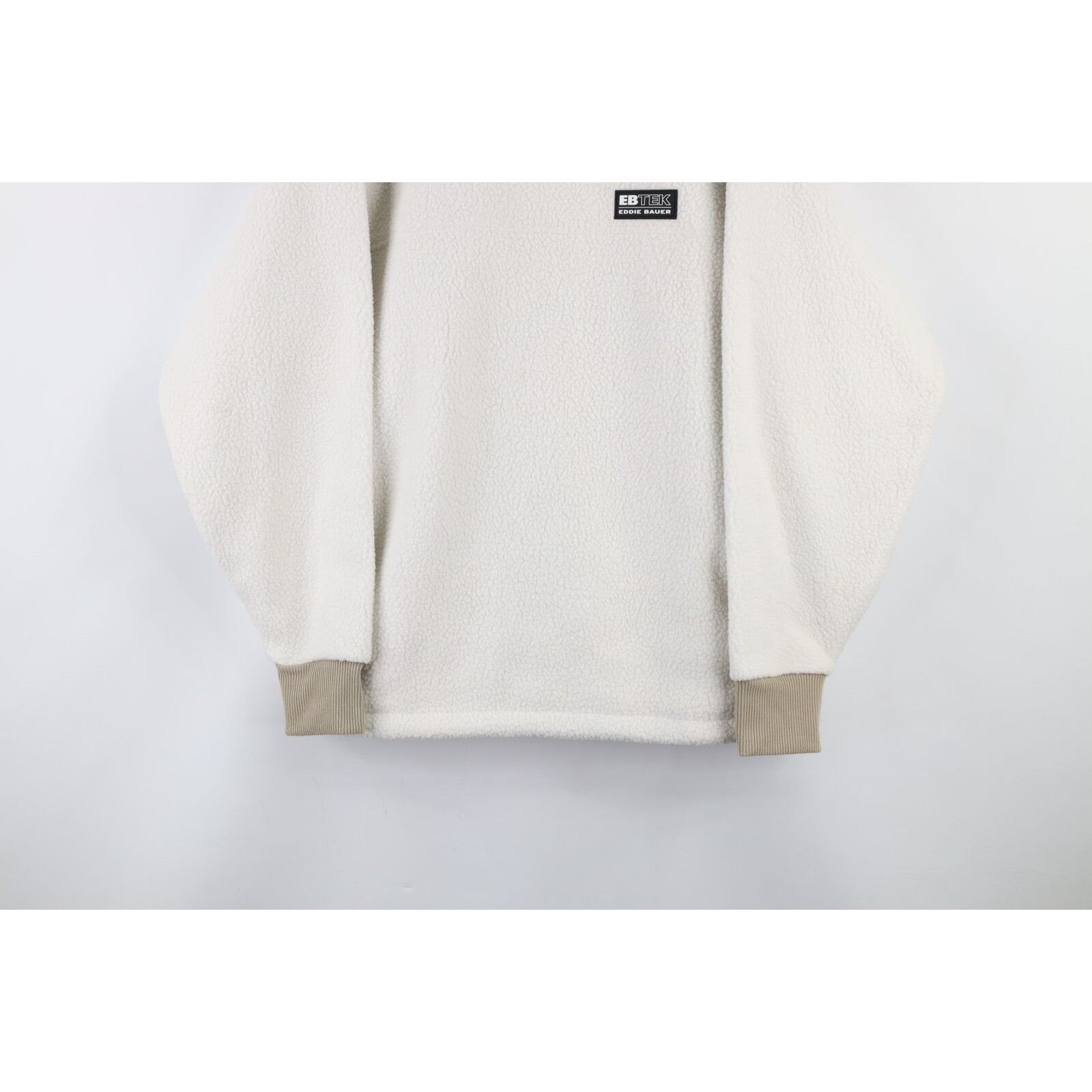 Eddie Bauer × Vintage Vintage Eddie Bauer EbTek Box Logo Deep Pile Sweatshirt Size US S / EU 44-46 / 1 - 3 Thumbnail