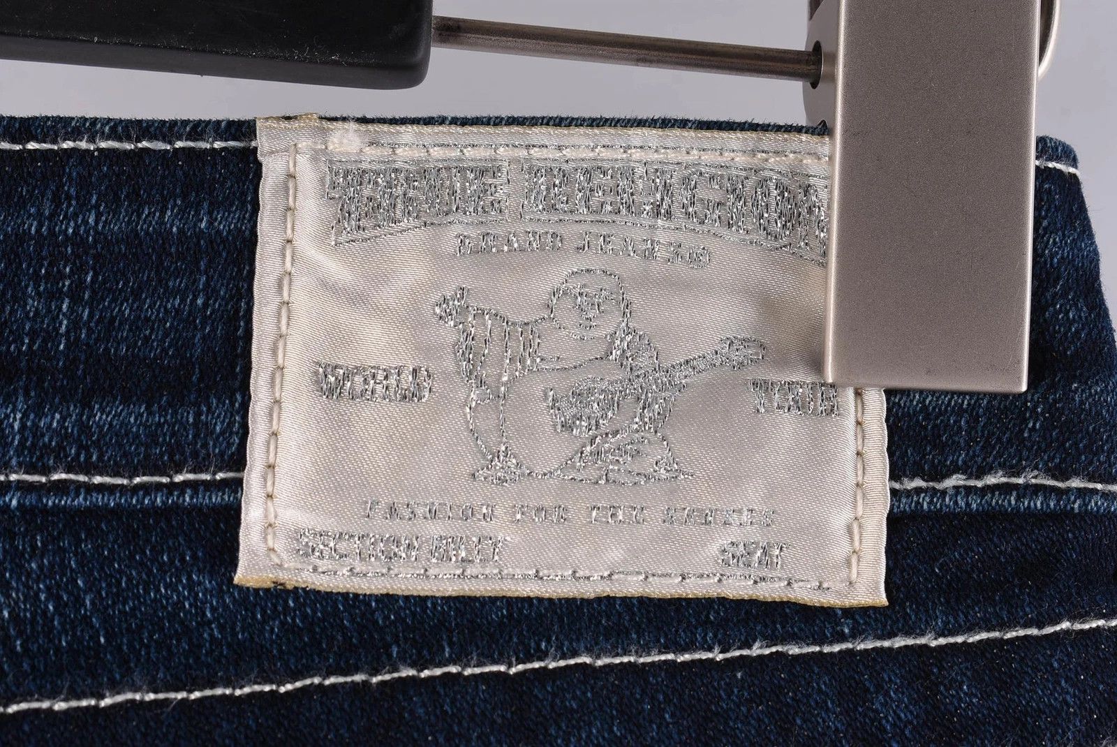 True Religion Women's True Religion Billy Straight Leg Blue Jeans W29 L33 Size 30" / US 8 / IT 44 - 6 Thumbnail