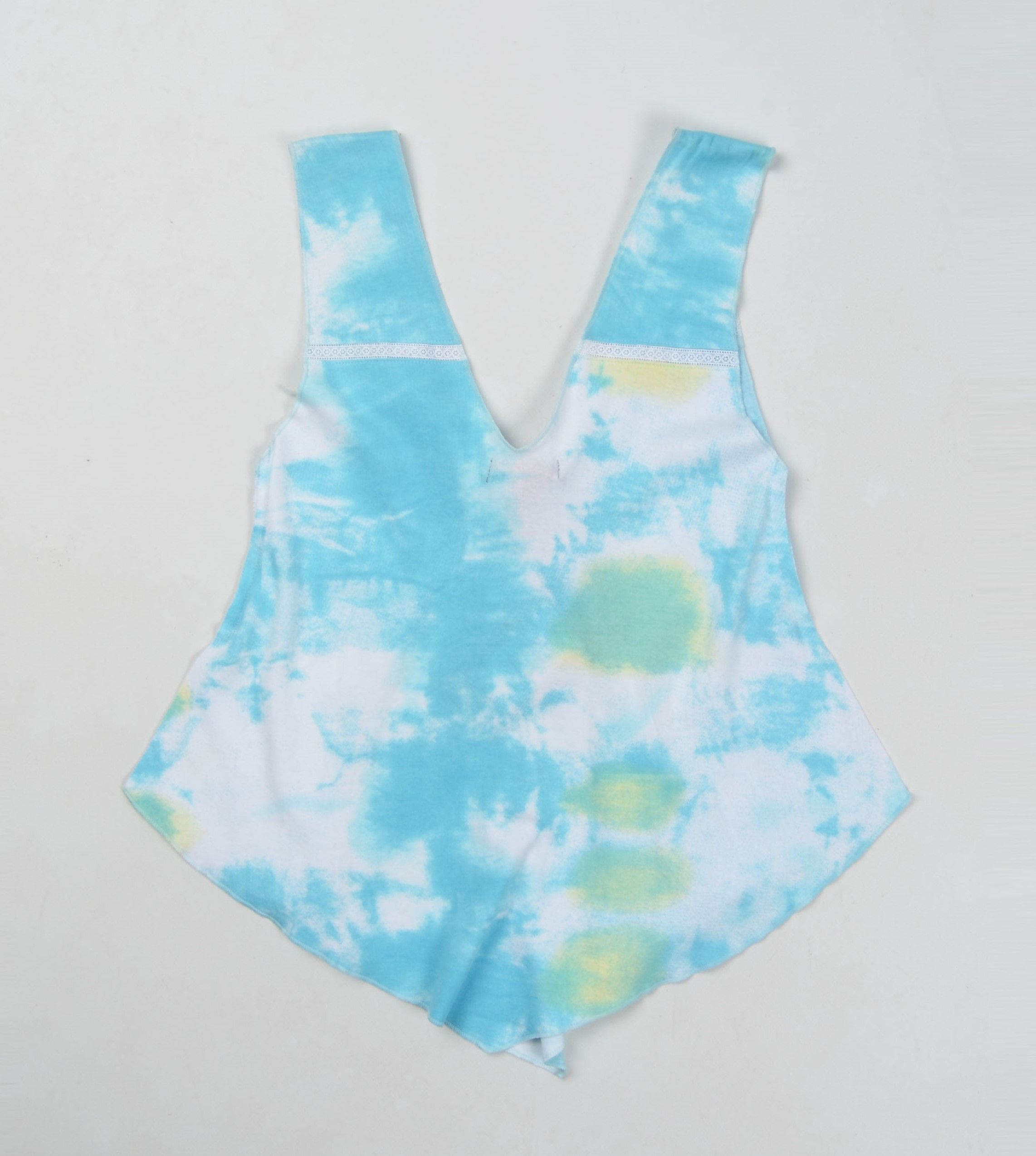 Custo Barcelona × Designer × Vintage Vintage Custo Barcelona Y2K Cottagecore Fairy Blue Top Size S / US 4 / IT 40 - 8 Thumbnail