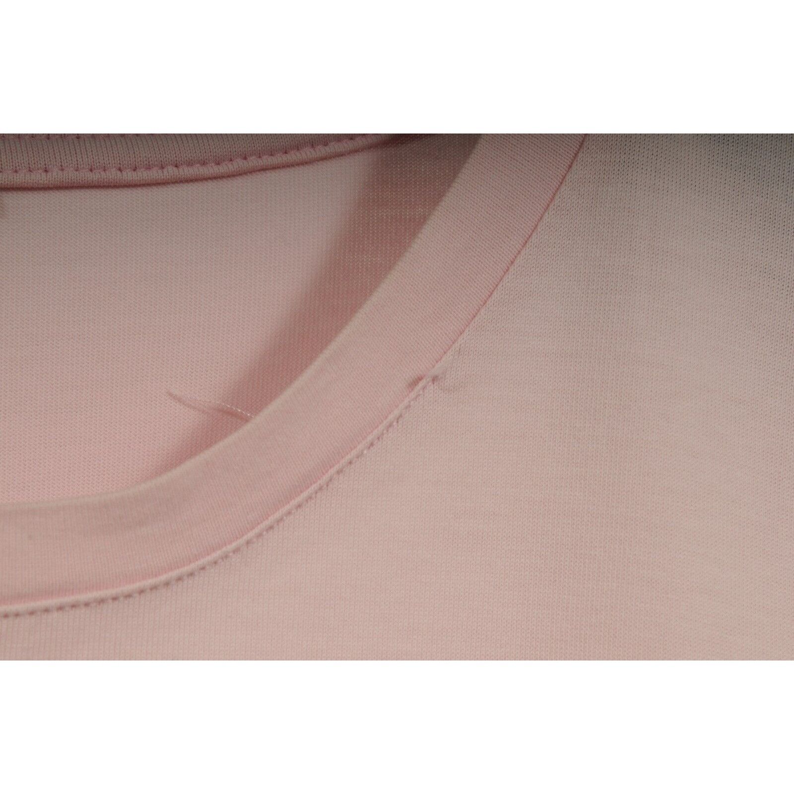 Versace Embroidered Logo T Shirt Pink White Short Sleeve Size US M / EU 48-50 / 2 - 6 Thumbnail