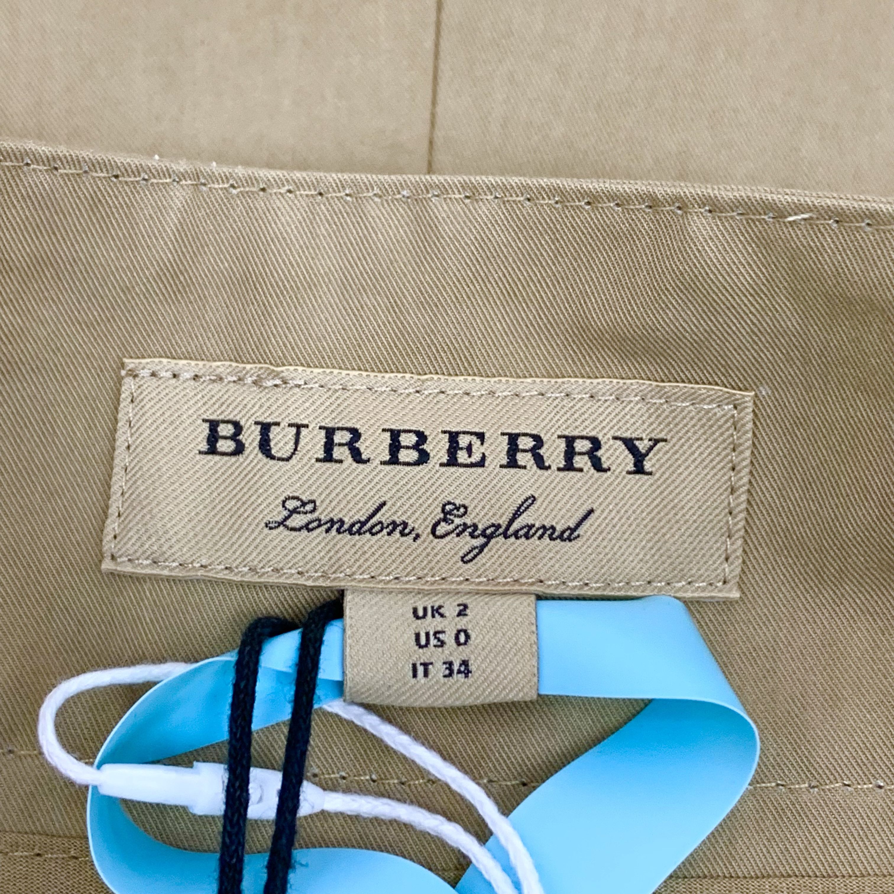 Burberry Burberry Zip Detail Skirt Brown (34) Size 24" / US 00 / IT 34 - 6 Thumbnail