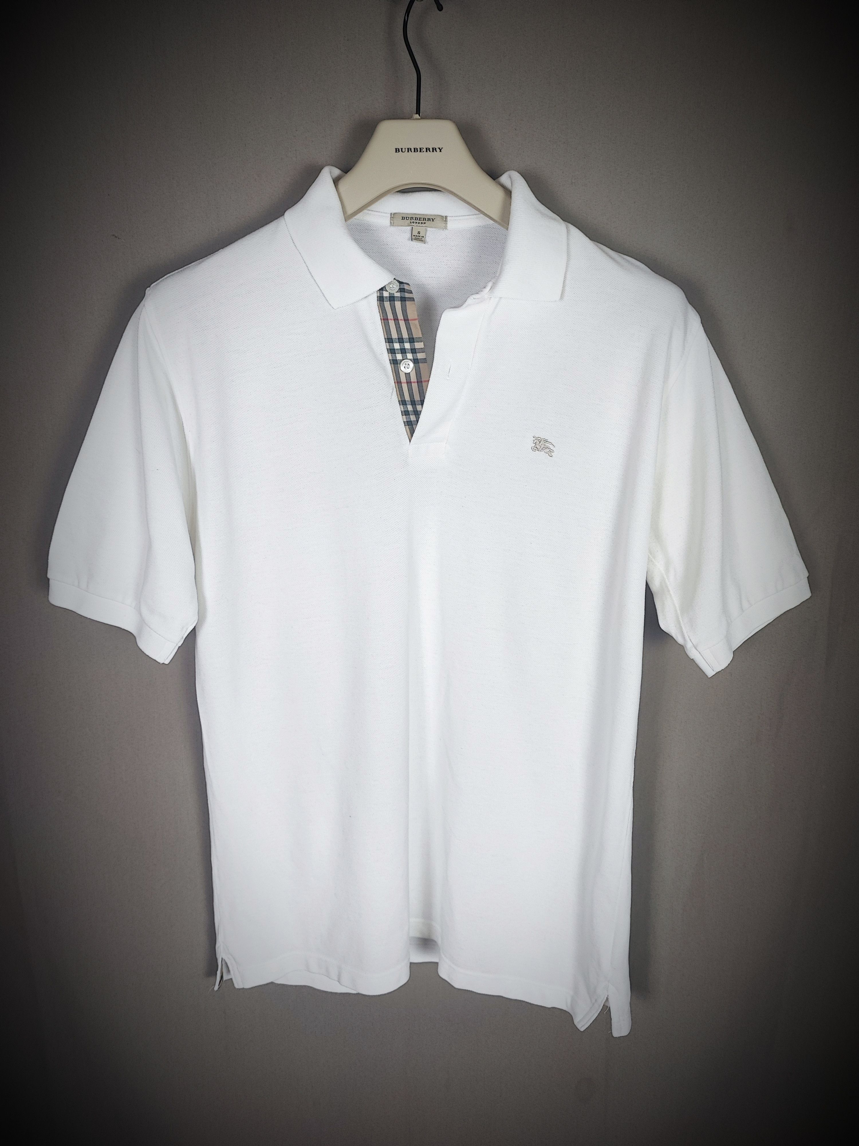 Burberry 🔥 Burberry Polo size XL White🔥 Size US XL / EU 56 / 4 - 2 Thumbnail