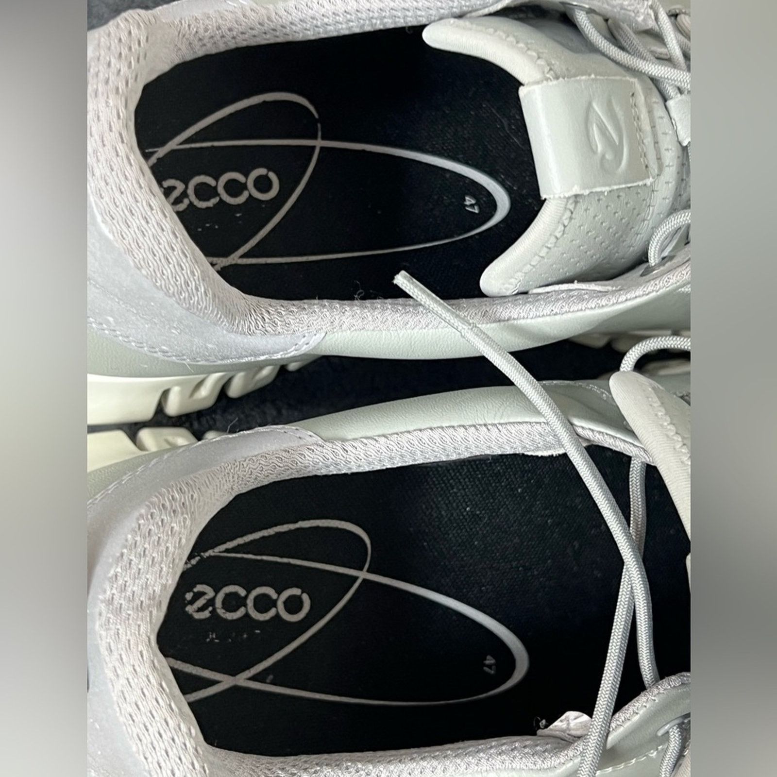 Ecco ECCO Men's GRUUV Grey Leather Shoes EU 47 13 - 13.5 US Size US 13 / EU 46 - 10 Thumbnail
